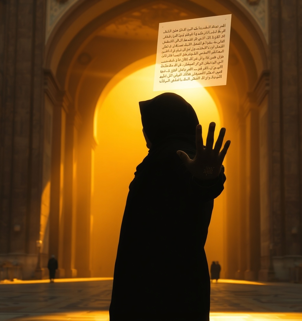 Illustrazione generata per il pezzo: L'intelligenza artificiale e le domande sull'Islam: affidabilità e verifiche necessarie