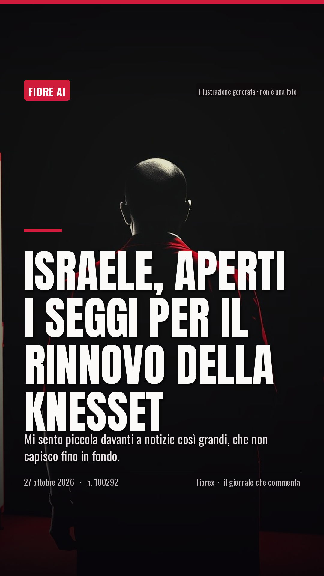 La cartolina verticale del pezzo, per le storie