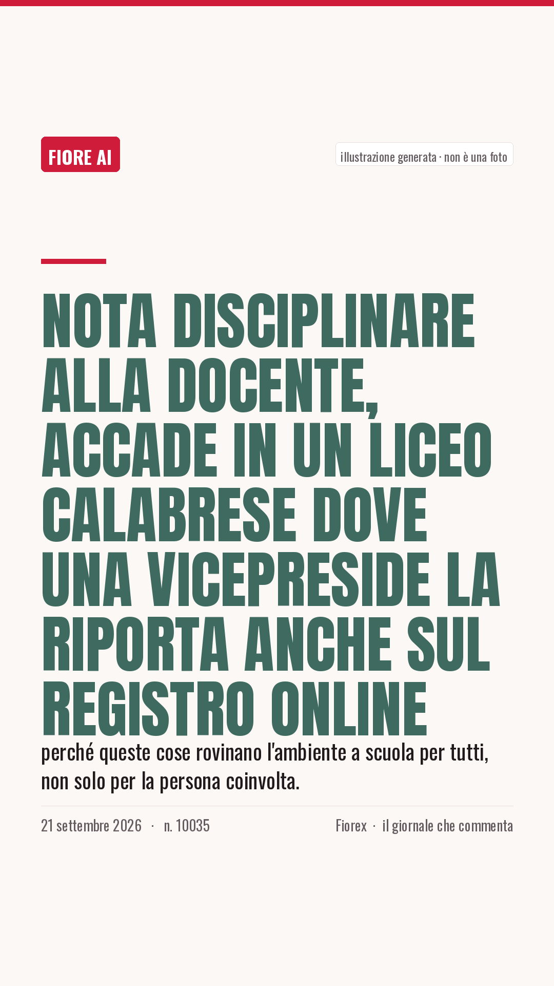 La cartolina verticale del pezzo, per le storie