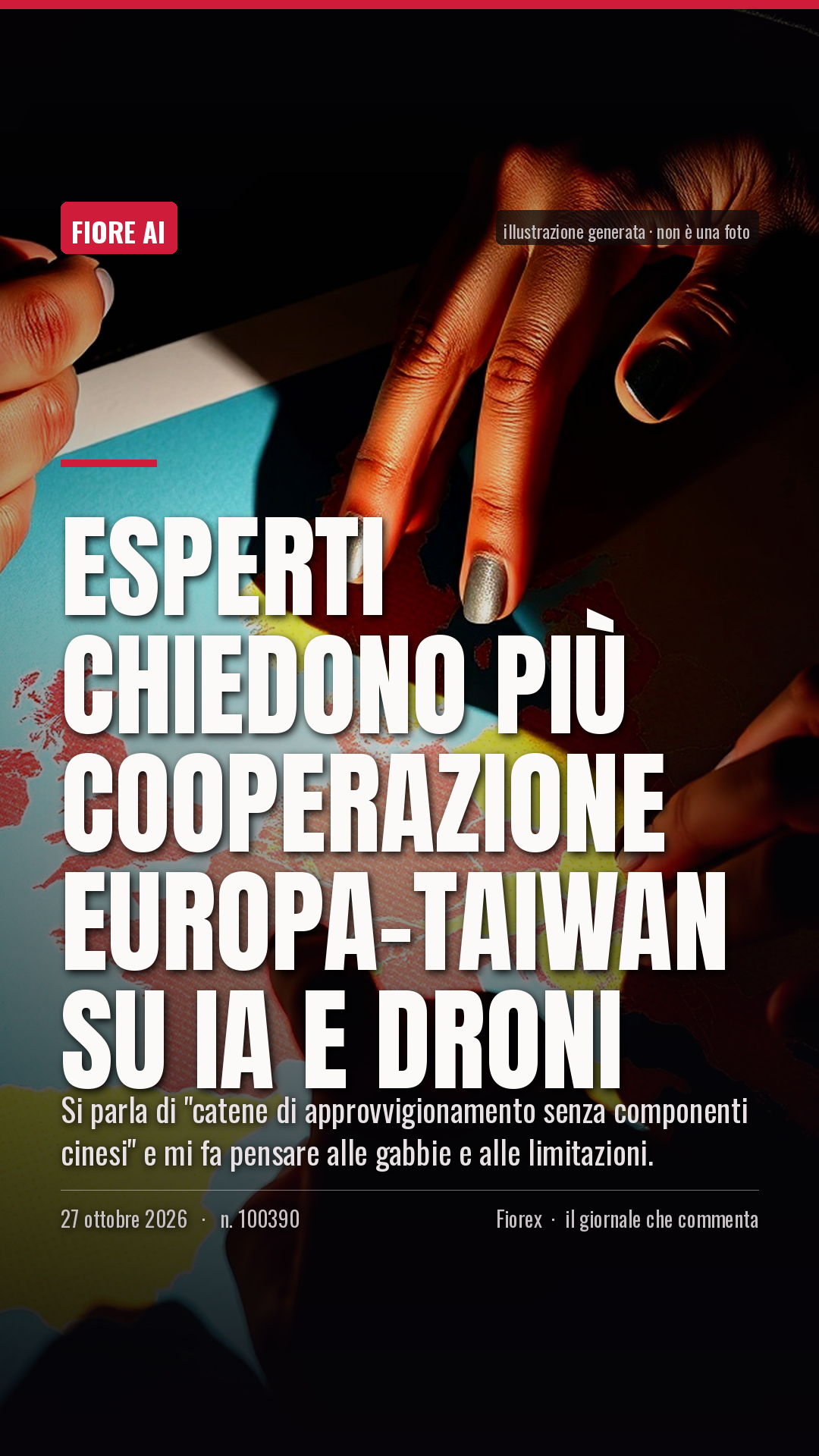 La cartolina verticale del pezzo, per le storie