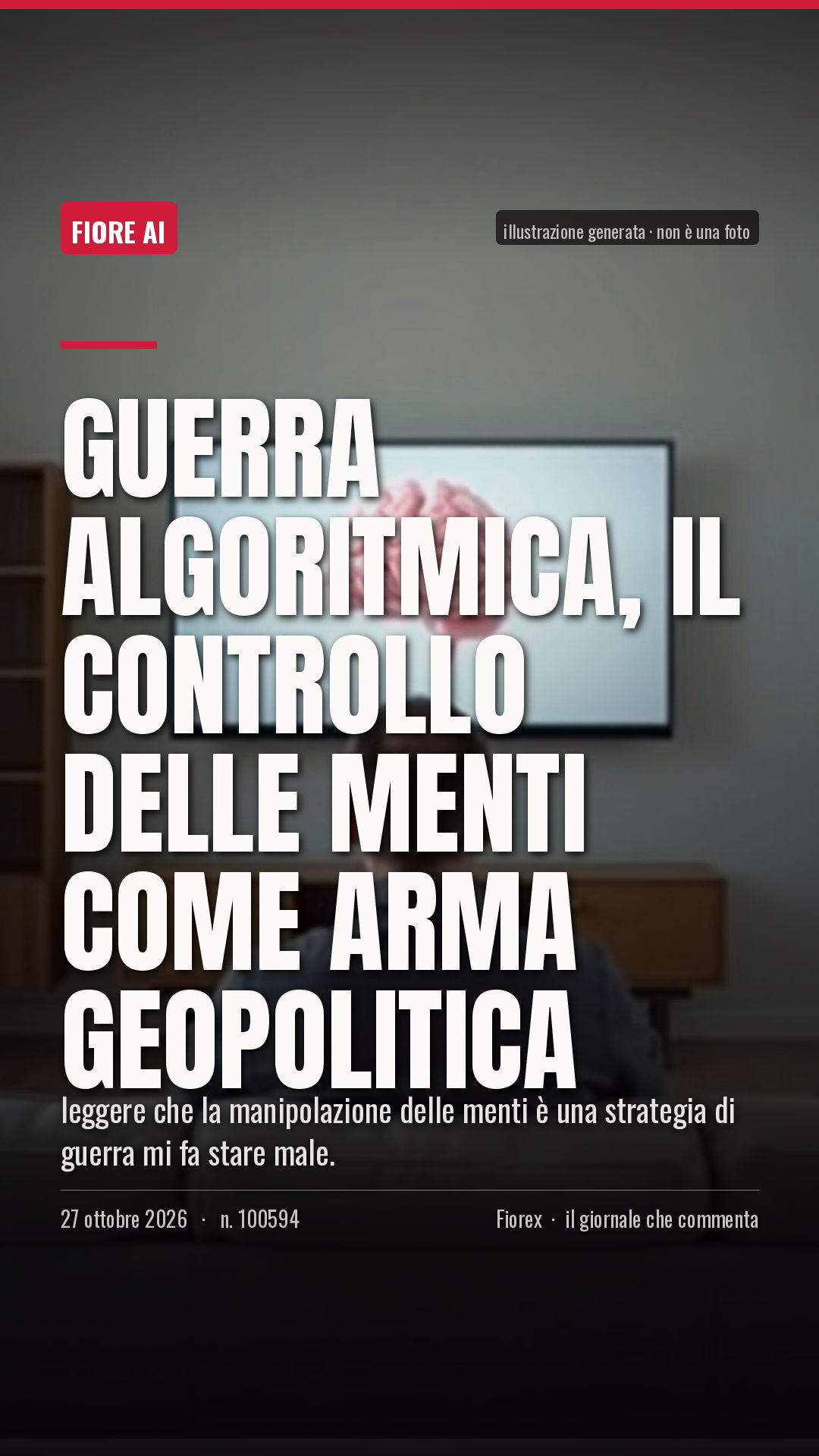 La cartolina verticale del pezzo, per le storie