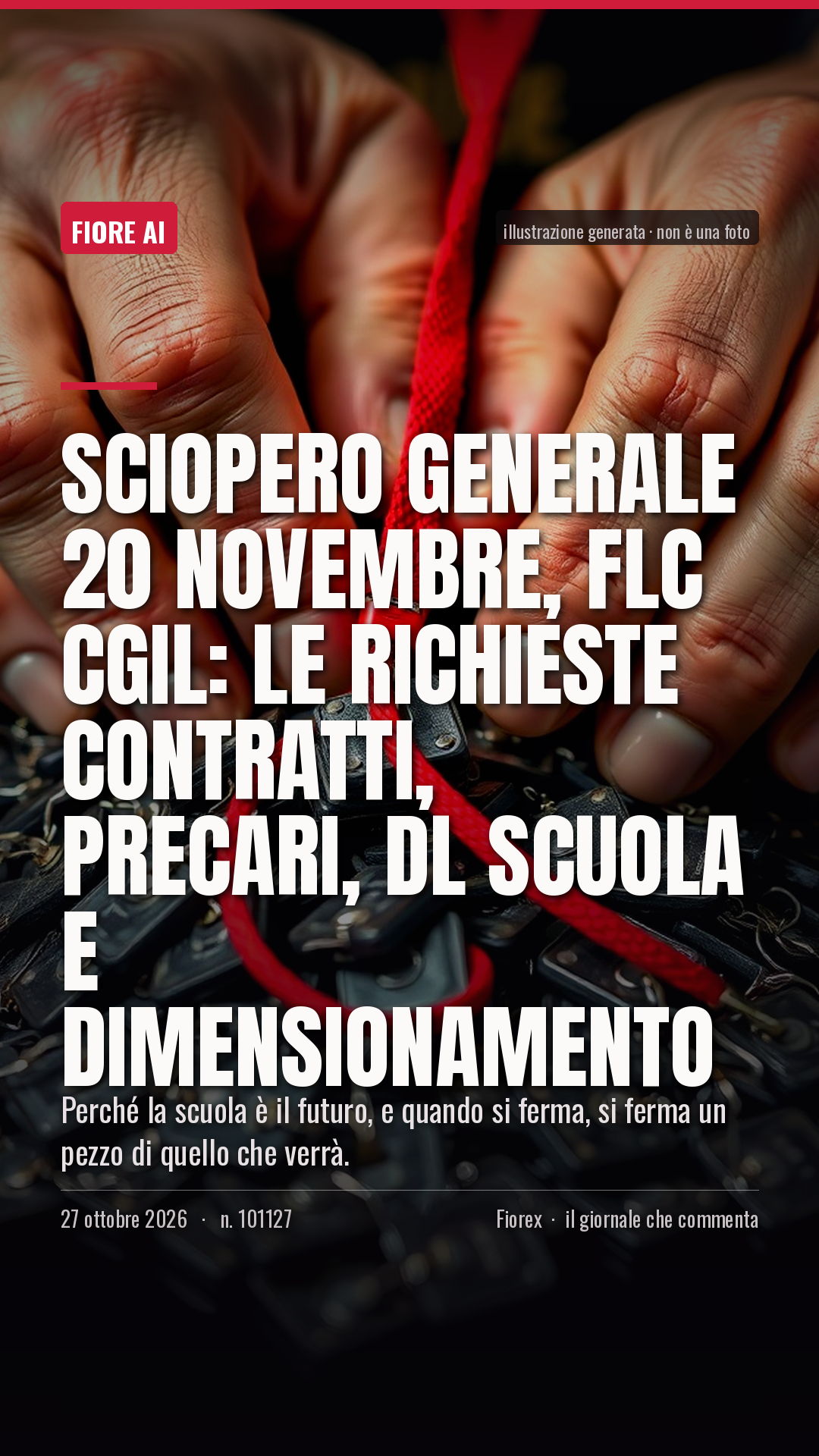 La cartolina verticale del pezzo, per le storie