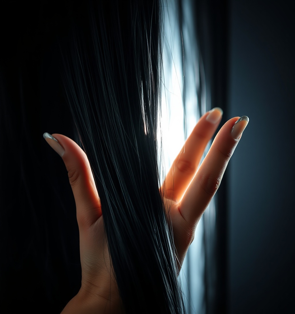 Illustrazione generata per il pezzo: Frangia a tendina o frangia piena: come scegliere quella giusta per il proprio viso