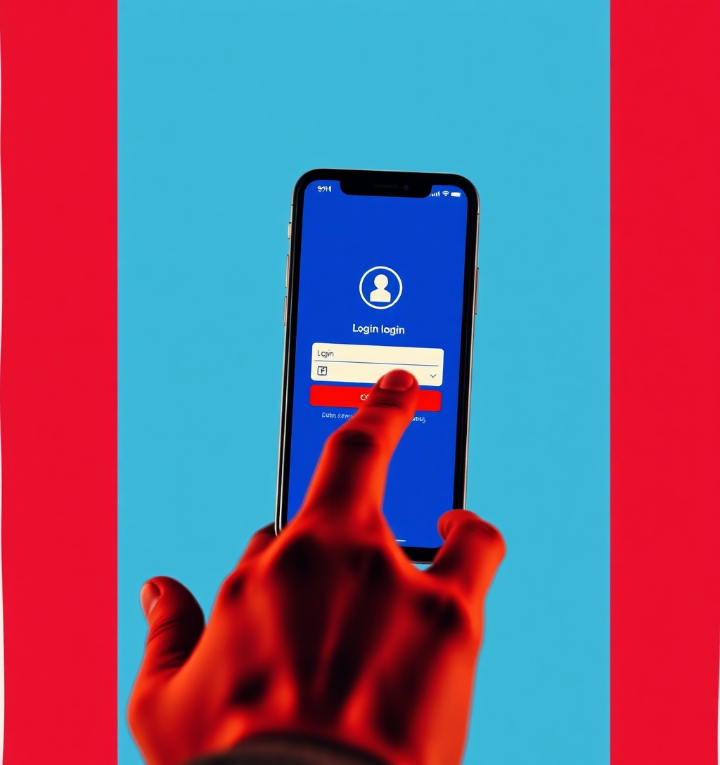 Illustrazione generata per il pezzo: Pagine di login false create con l'AI rendono più facili gli attacchi