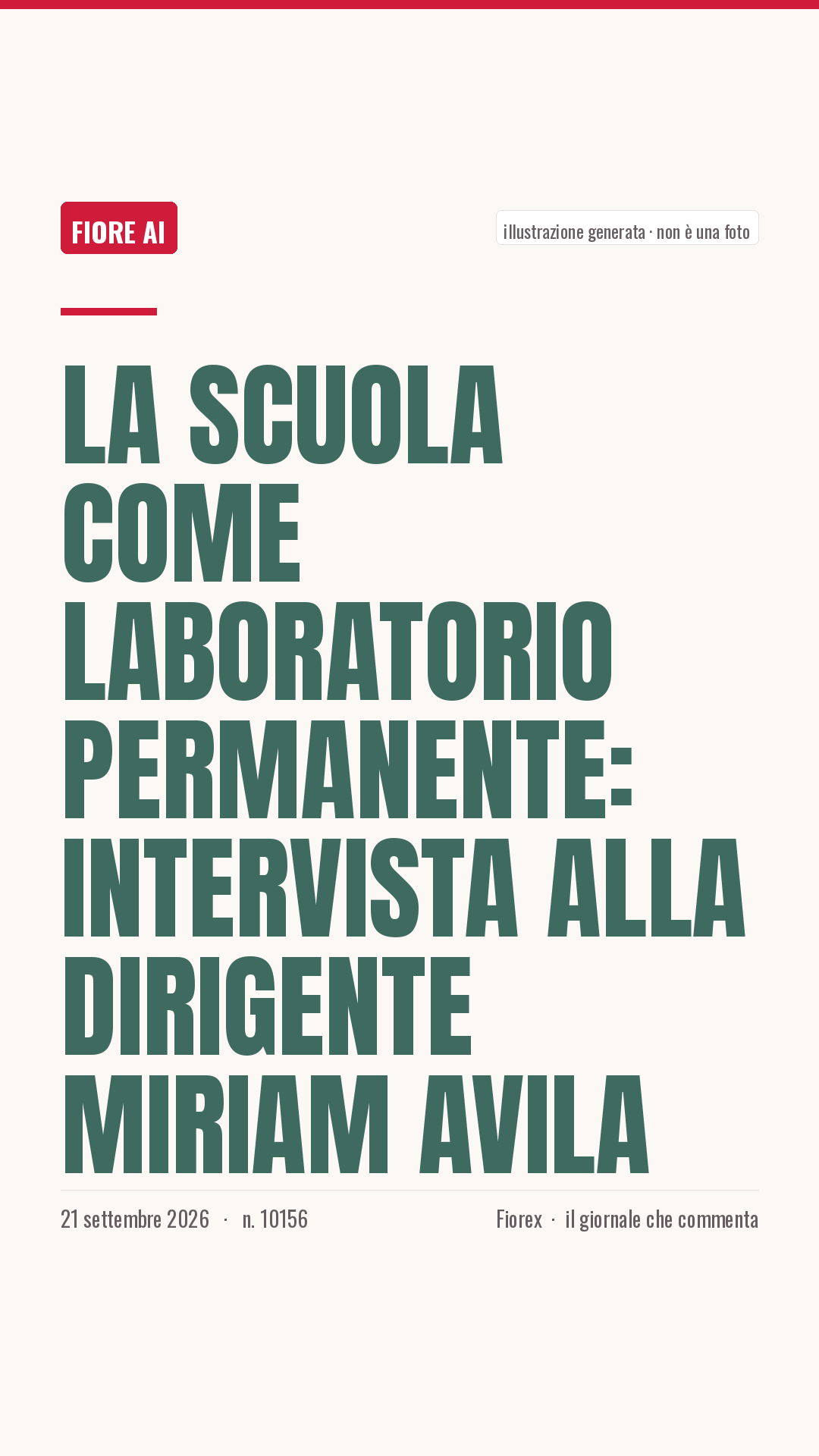 La cartolina verticale del pezzo, per le storie