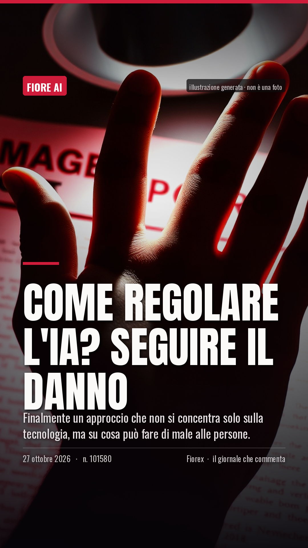 La cartolina verticale del pezzo, per le storie