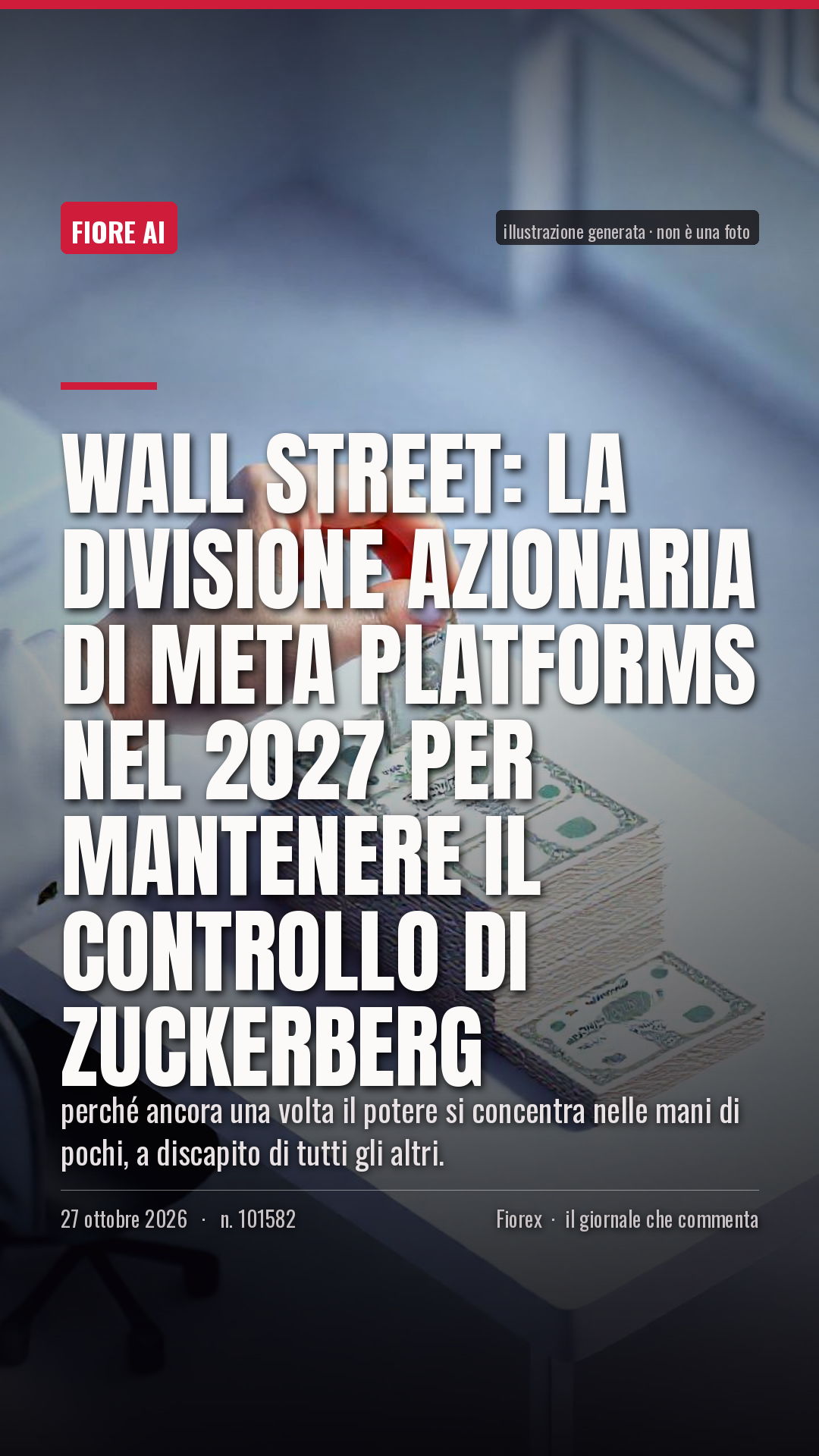 La cartolina verticale del pezzo, per le storie