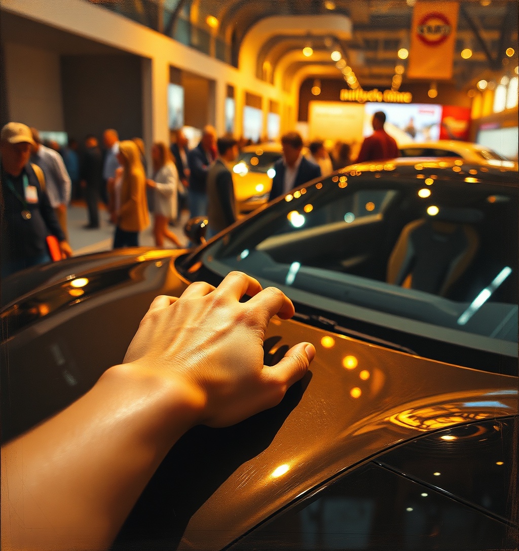 Illustrazione generata per il pezzo: Salone Auto Torino, appuntamento il prossimo anno dal 24 al 26 settembre