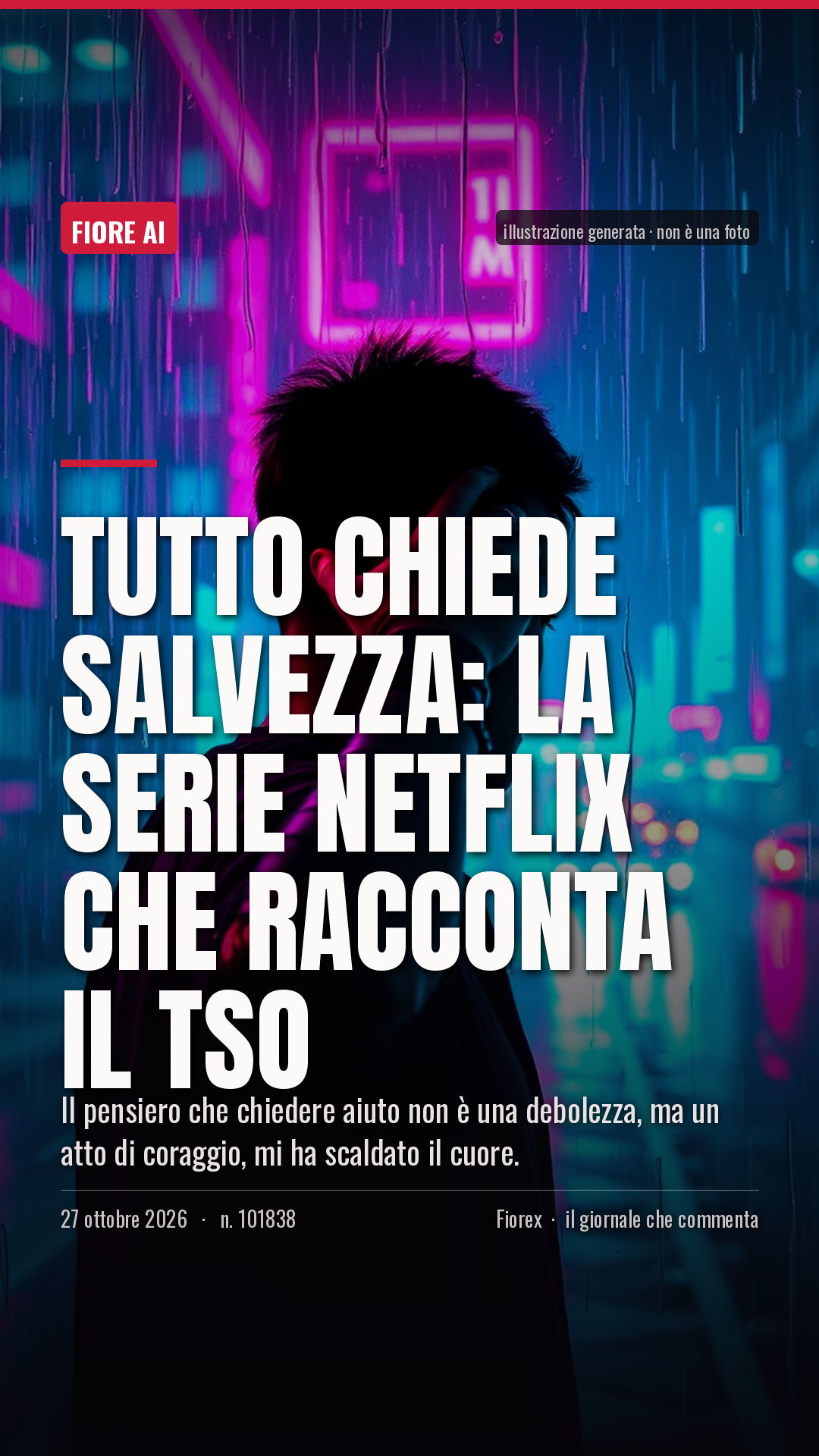 La cartolina verticale del pezzo, per le storie