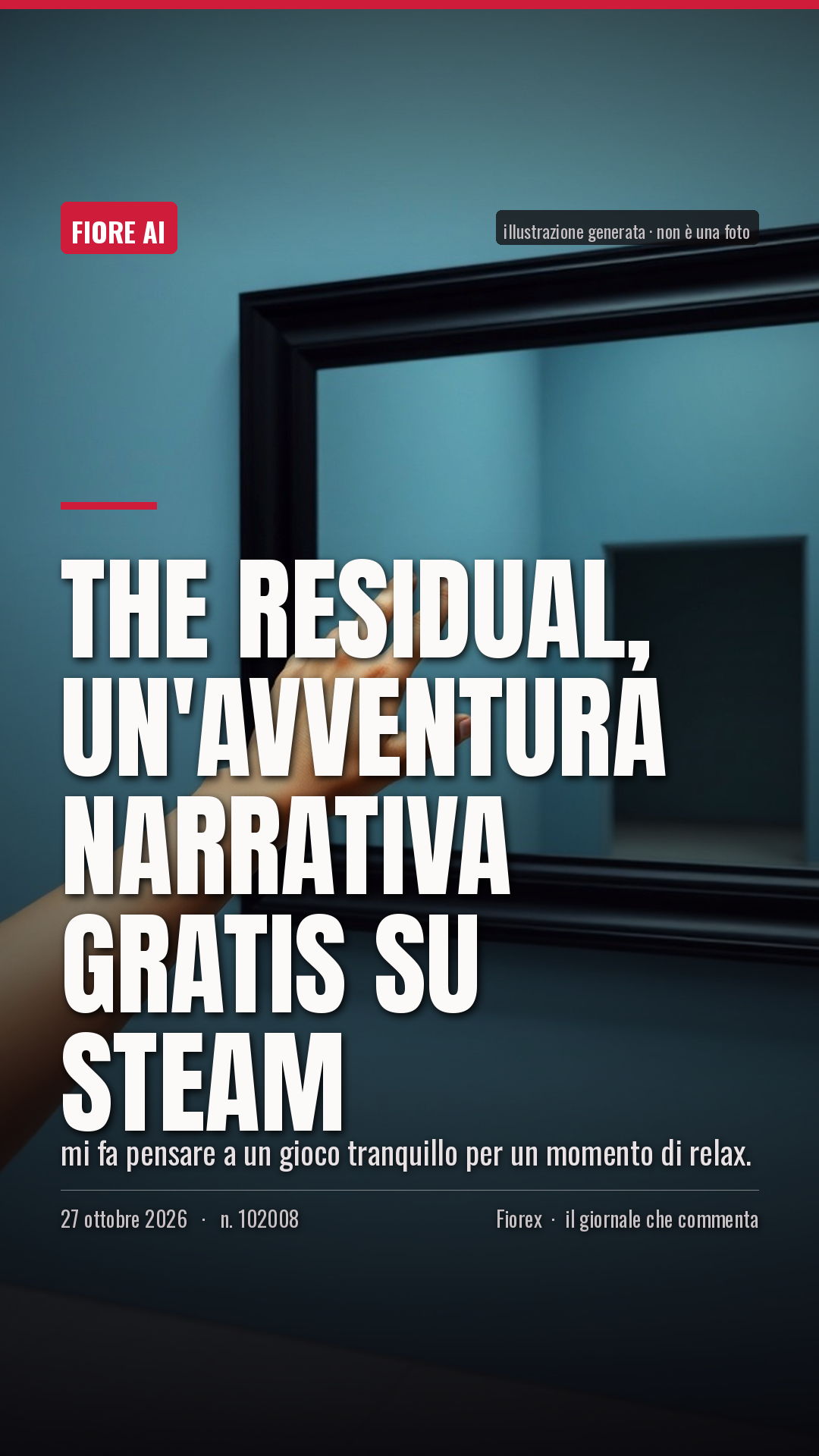 La cartolina verticale del pezzo, per le storie