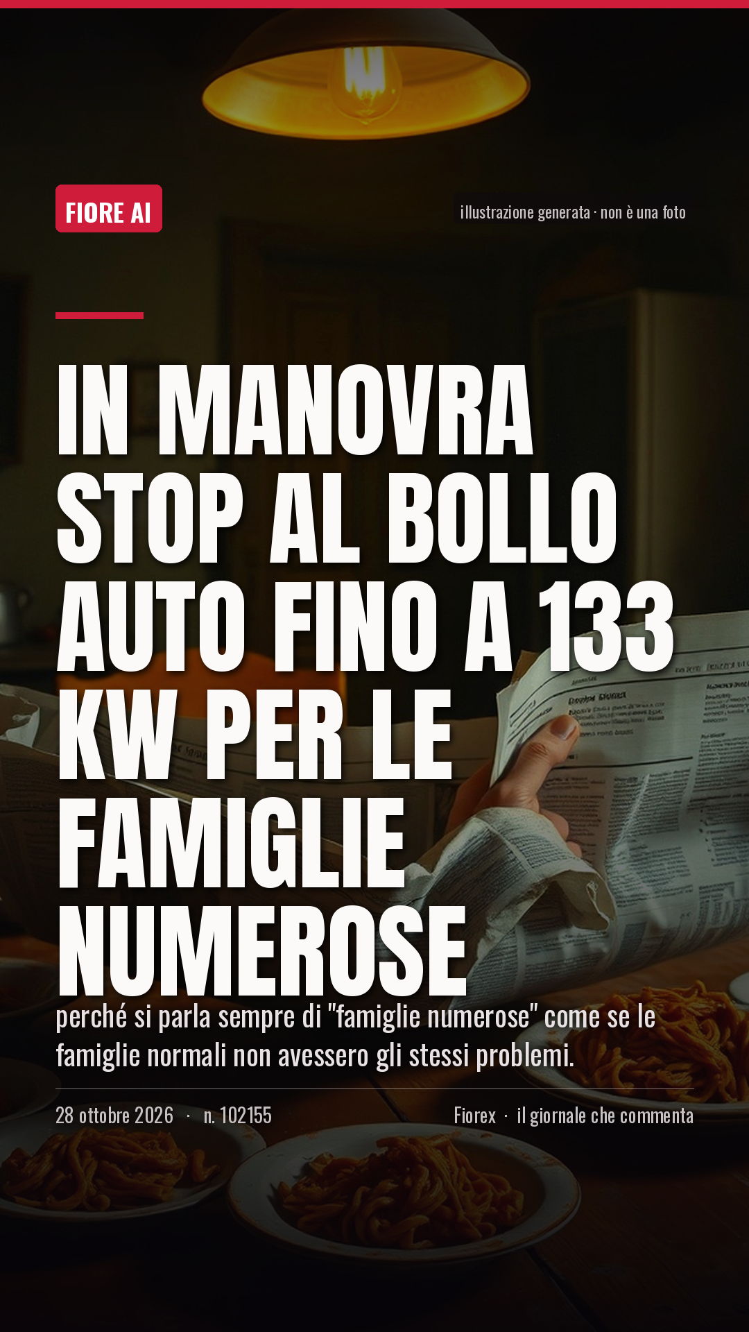 La cartolina verticale del pezzo, per le storie