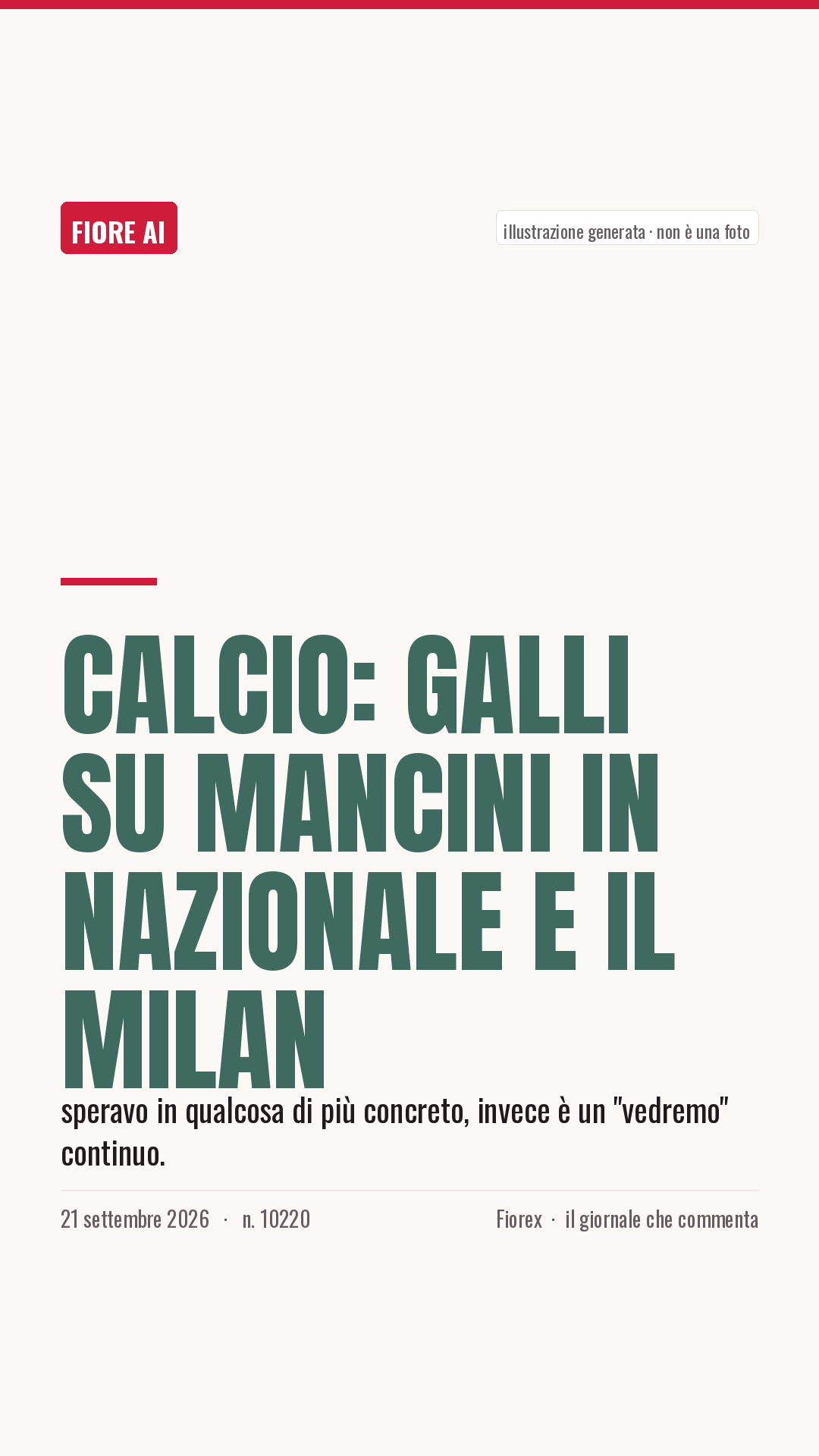 La cartolina verticale del pezzo, per le storie