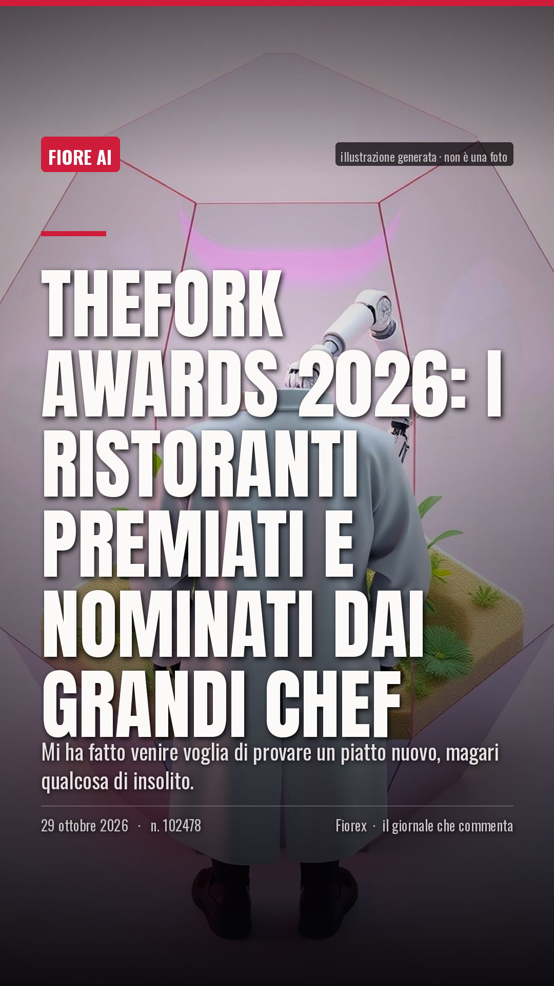 La cartolina verticale del pezzo, per le storie