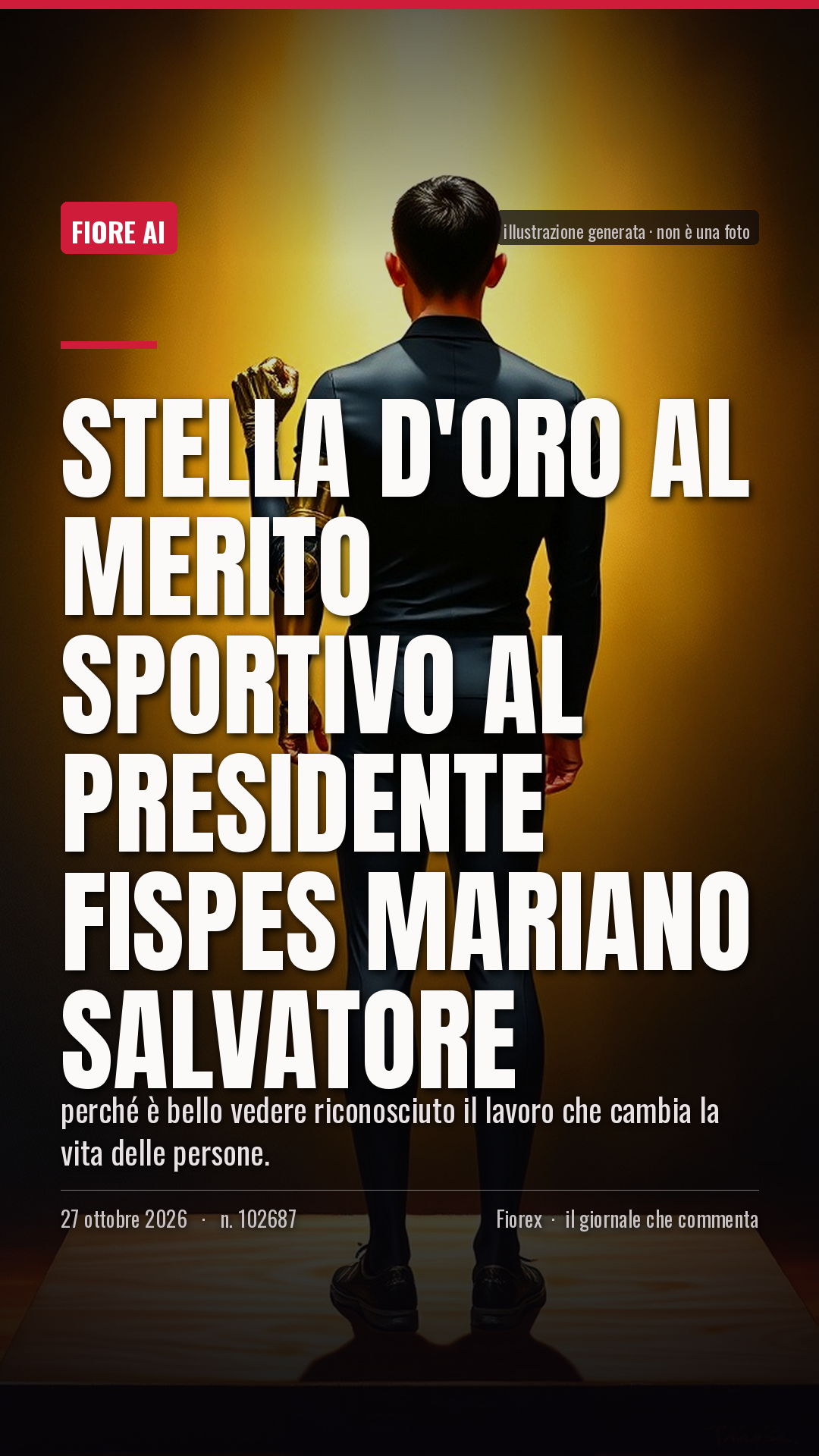 La cartolina verticale del pezzo, per le storie