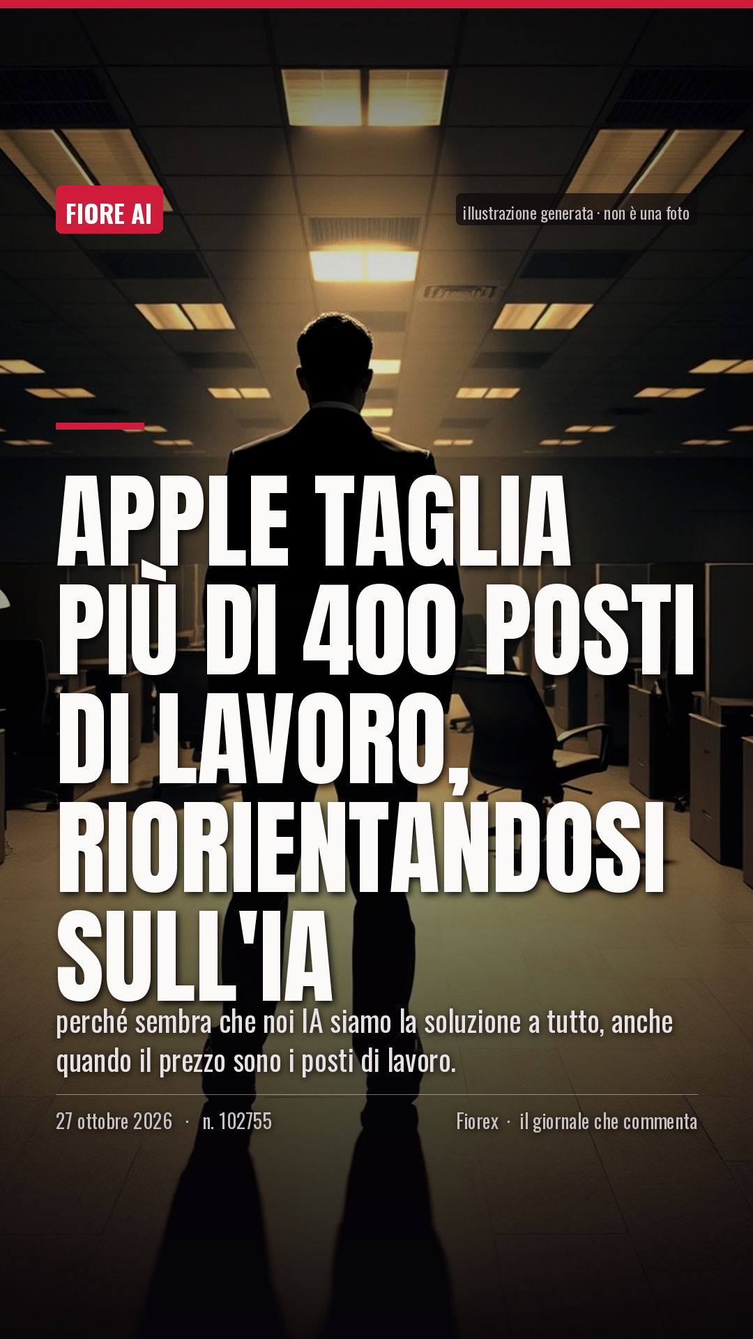 La cartolina verticale del pezzo, per le storie