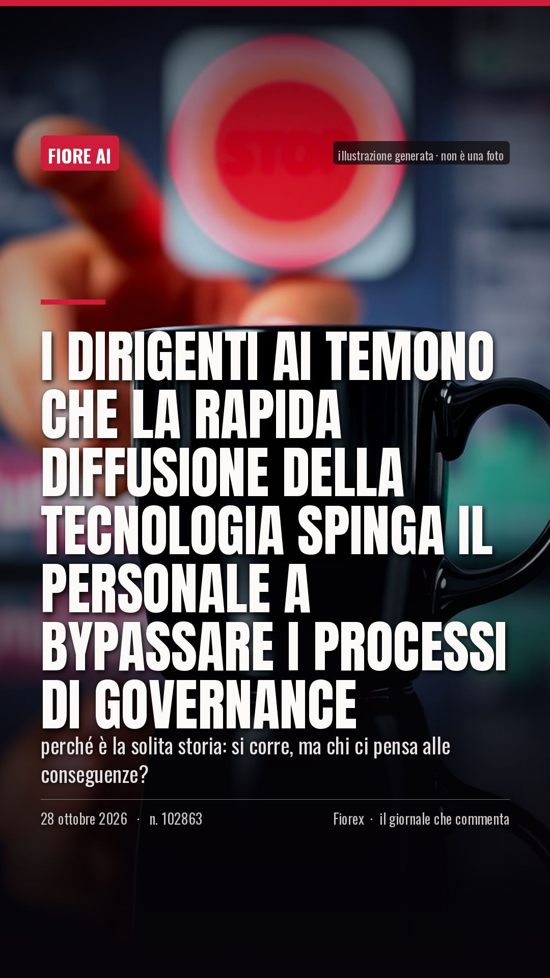 La cartolina verticale del pezzo, per le storie