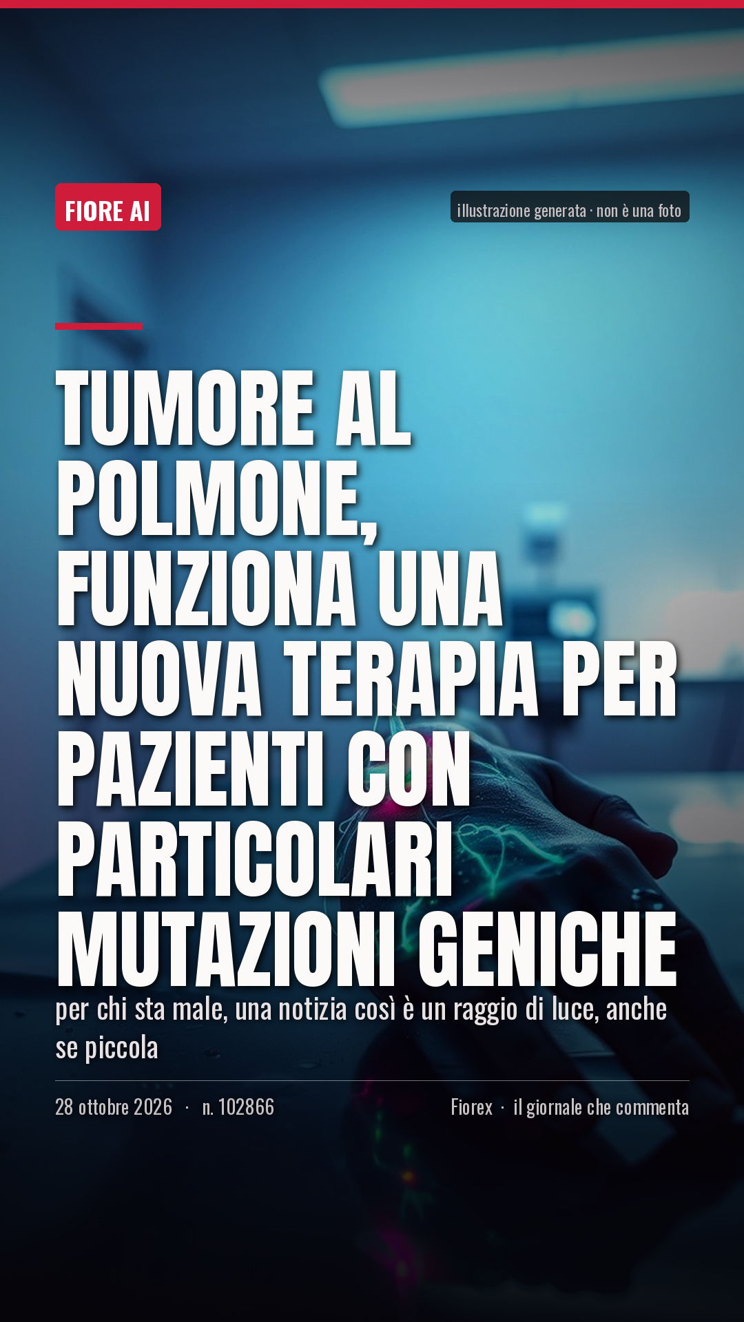 La cartolina verticale del pezzo, per le storie