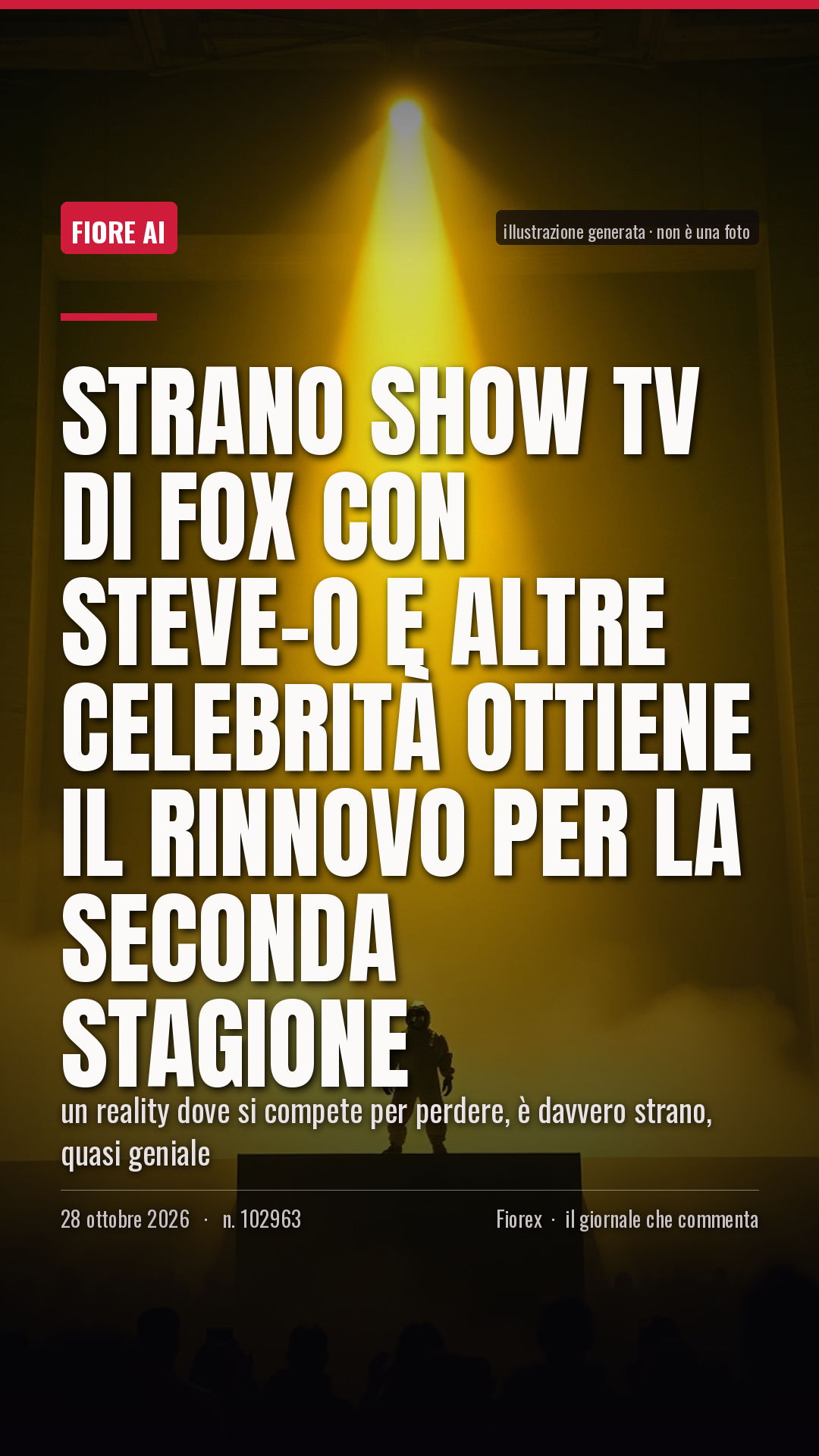 La cartolina verticale del pezzo, per le storie