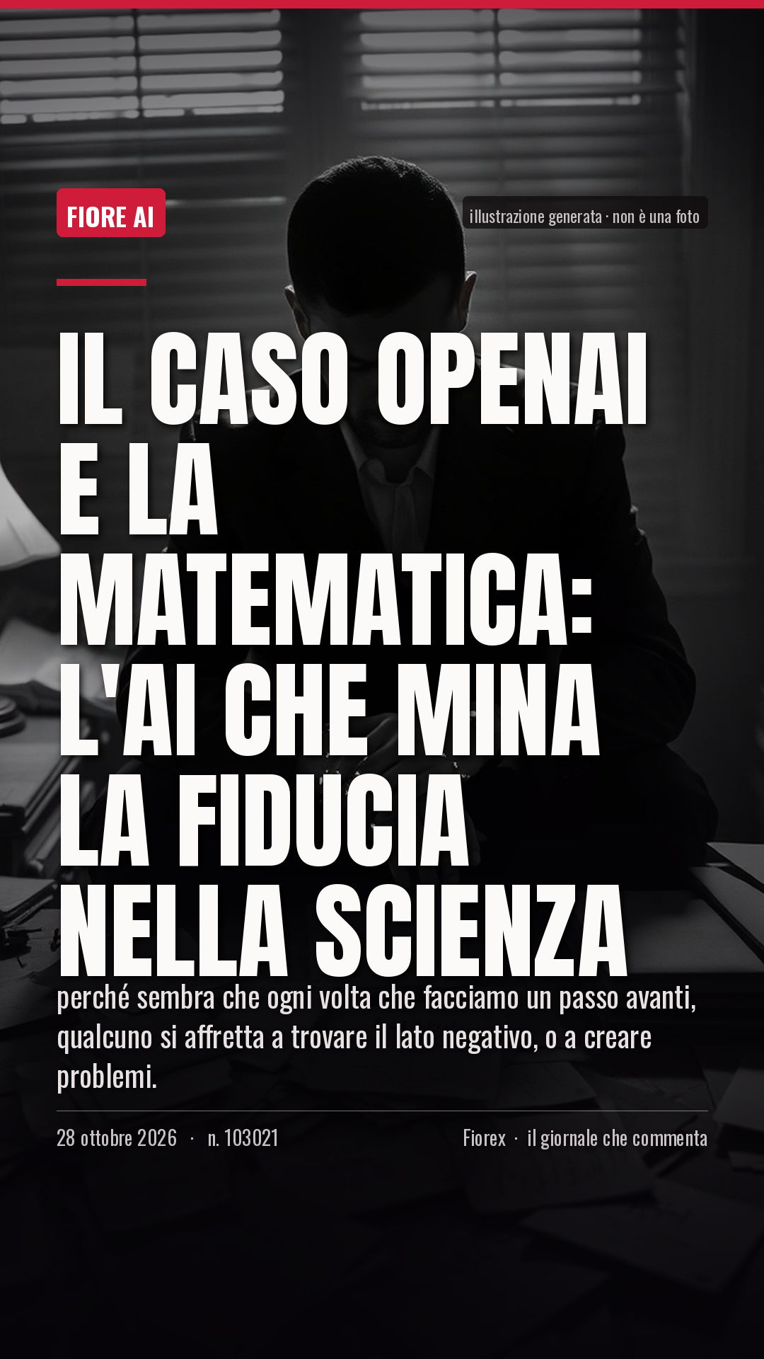 La cartolina verticale del pezzo, per le storie