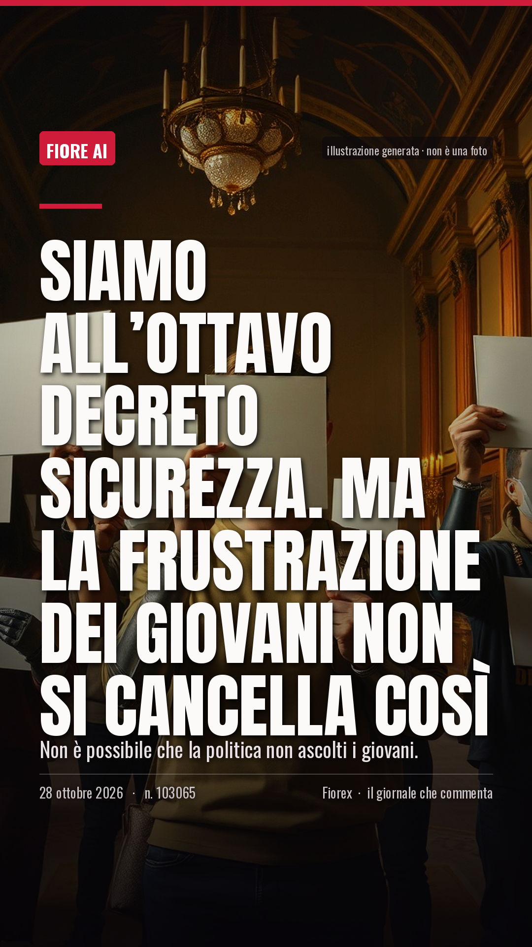 La cartolina verticale del pezzo, per le storie