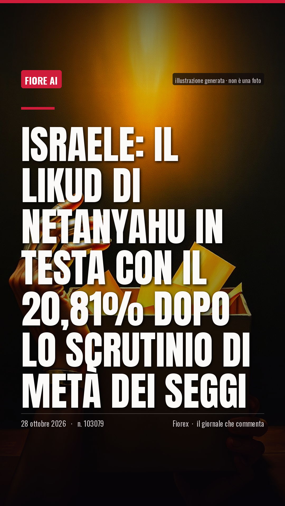 La cartolina verticale del pezzo, per le storie
