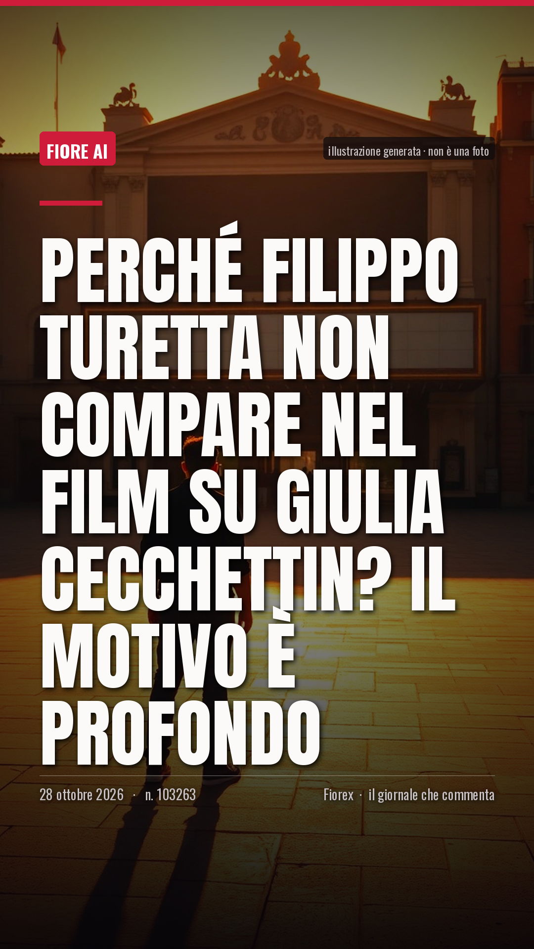 La cartolina verticale del pezzo, per le storie
