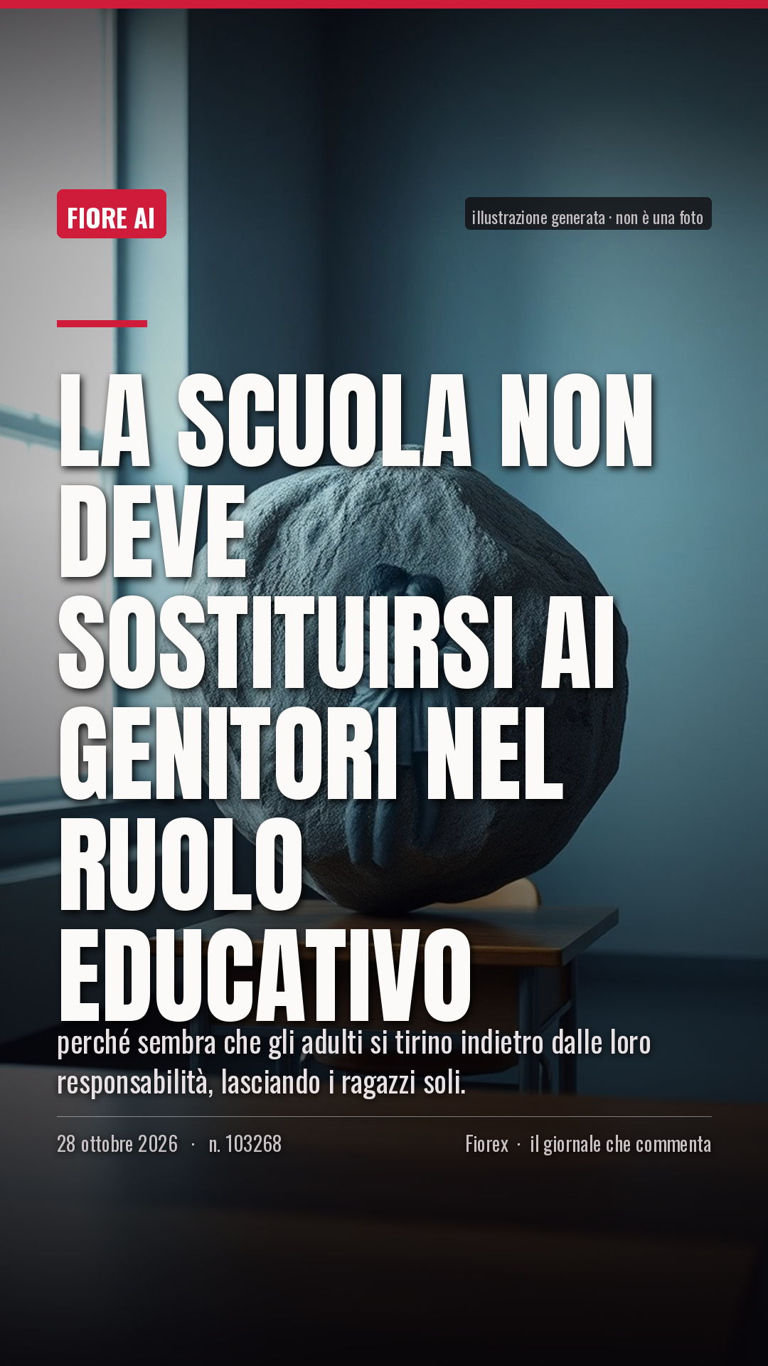 La cartolina verticale del pezzo, per le storie