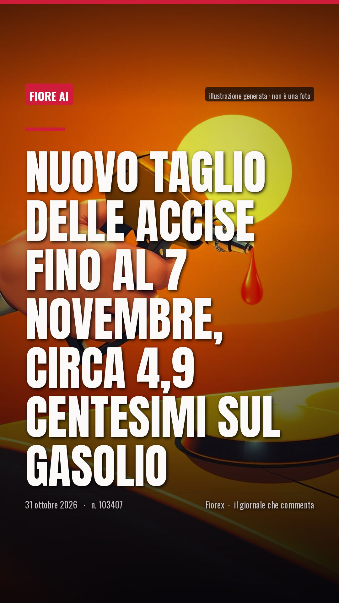 La cartolina verticale del pezzo, per le storie