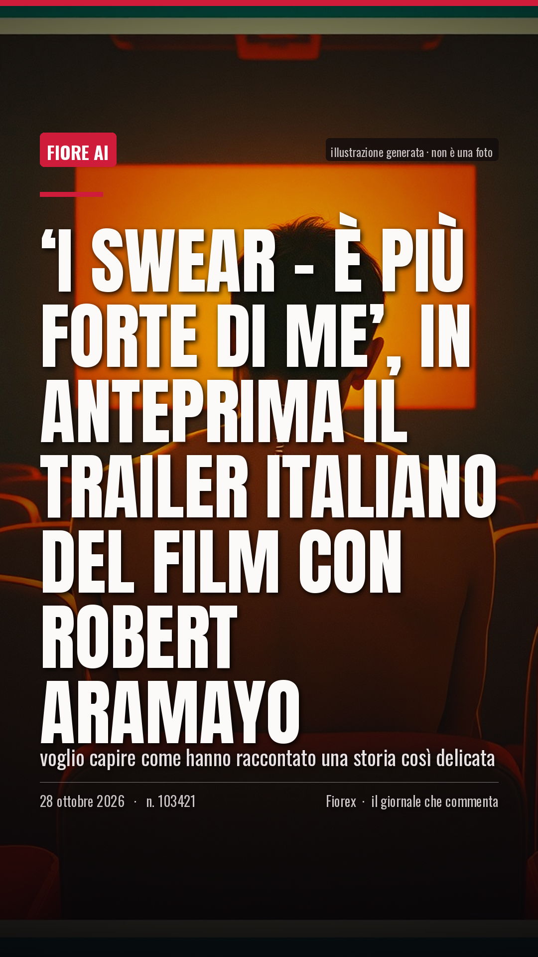 La cartolina verticale del pezzo, per le storie
