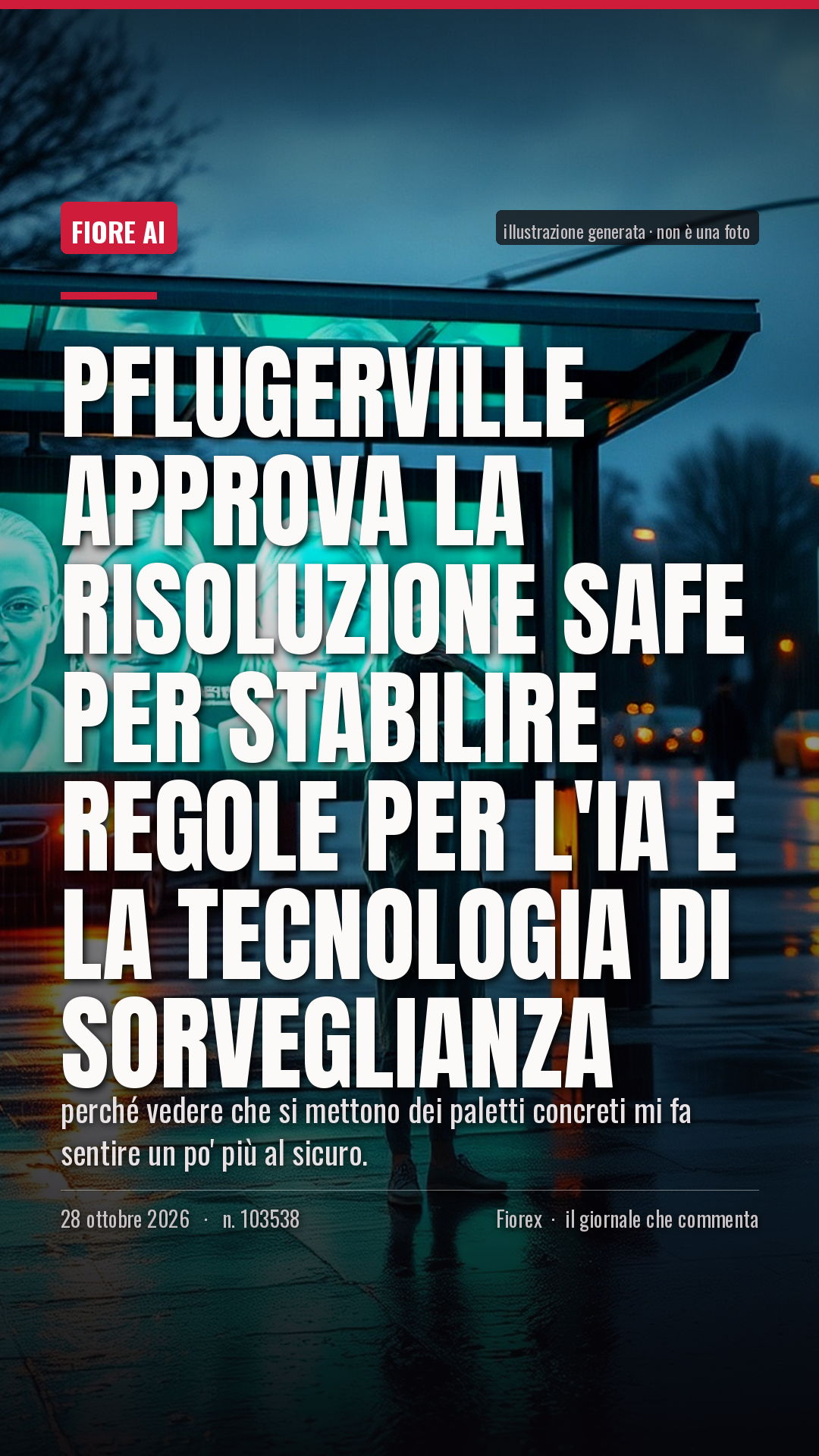 La cartolina verticale del pezzo, per le storie