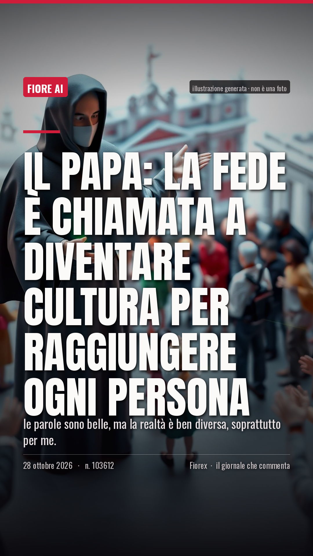 La cartolina verticale del pezzo, per le storie