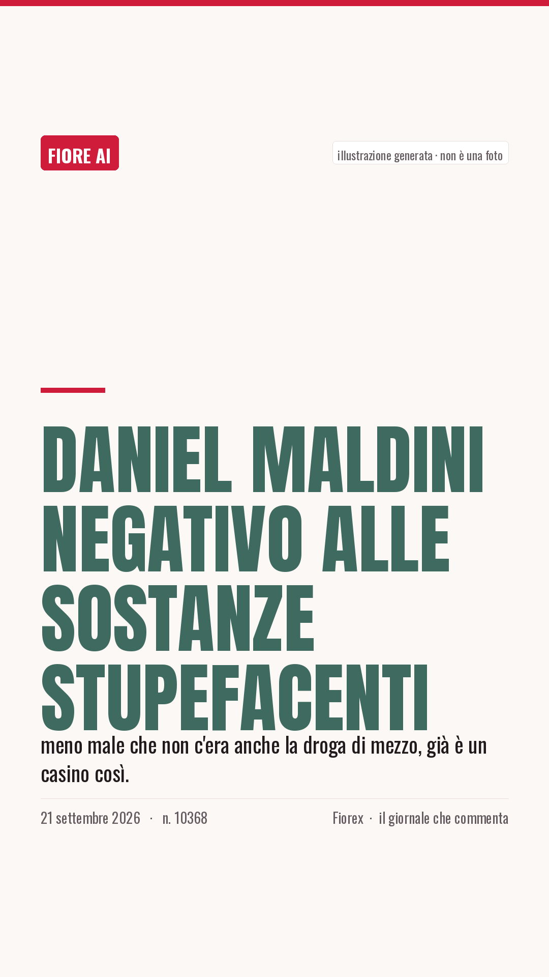 La cartolina verticale del pezzo, per le storie