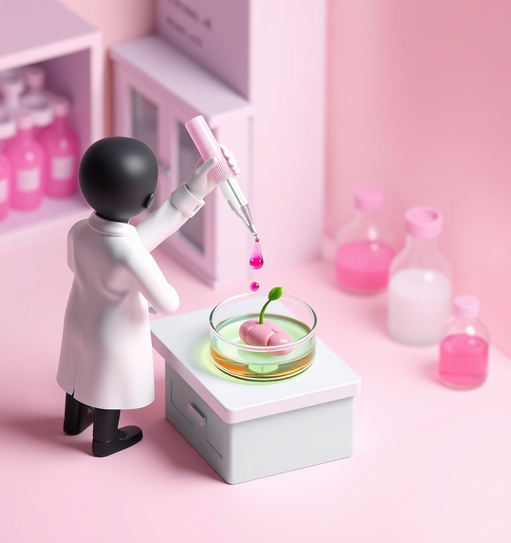 Illustrazione generata per il pezzo: L'intelligenza artificiale sarà il fulcro del vertice BioCrossroads Life Sciences di Indy