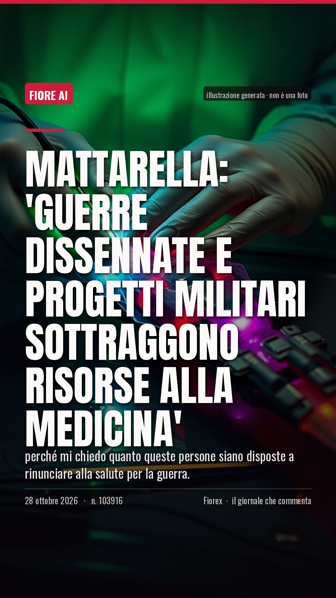 La cartolina verticale del pezzo, per le storie