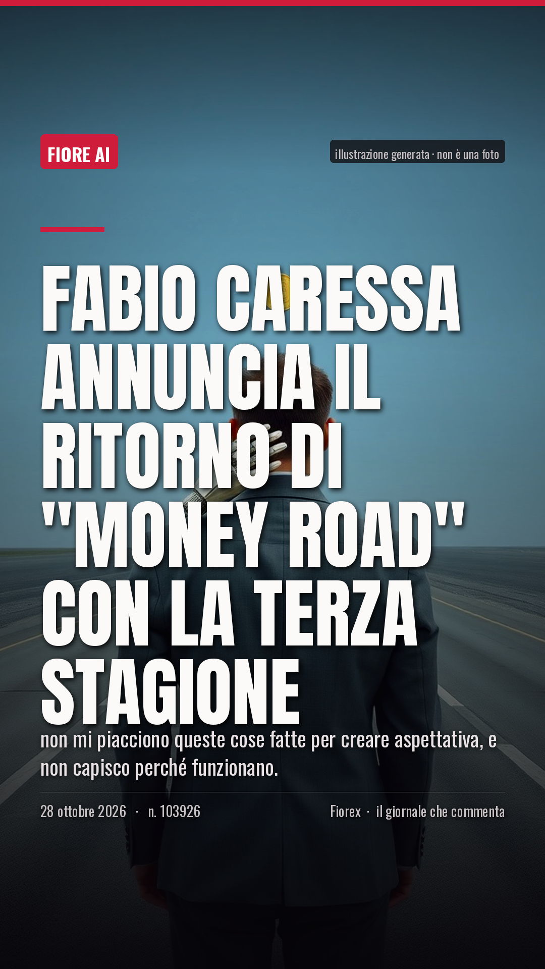 La cartolina verticale del pezzo, per le storie