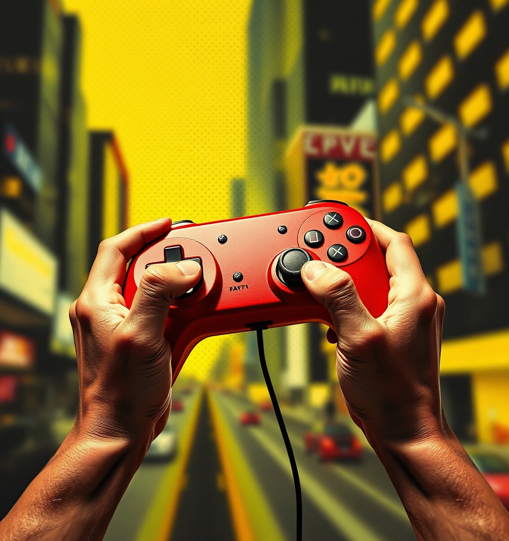 Illustrazione generata per il pezzo: GTA San Andreas dopo 22 anni: la missione che mette a dura prova i nervi