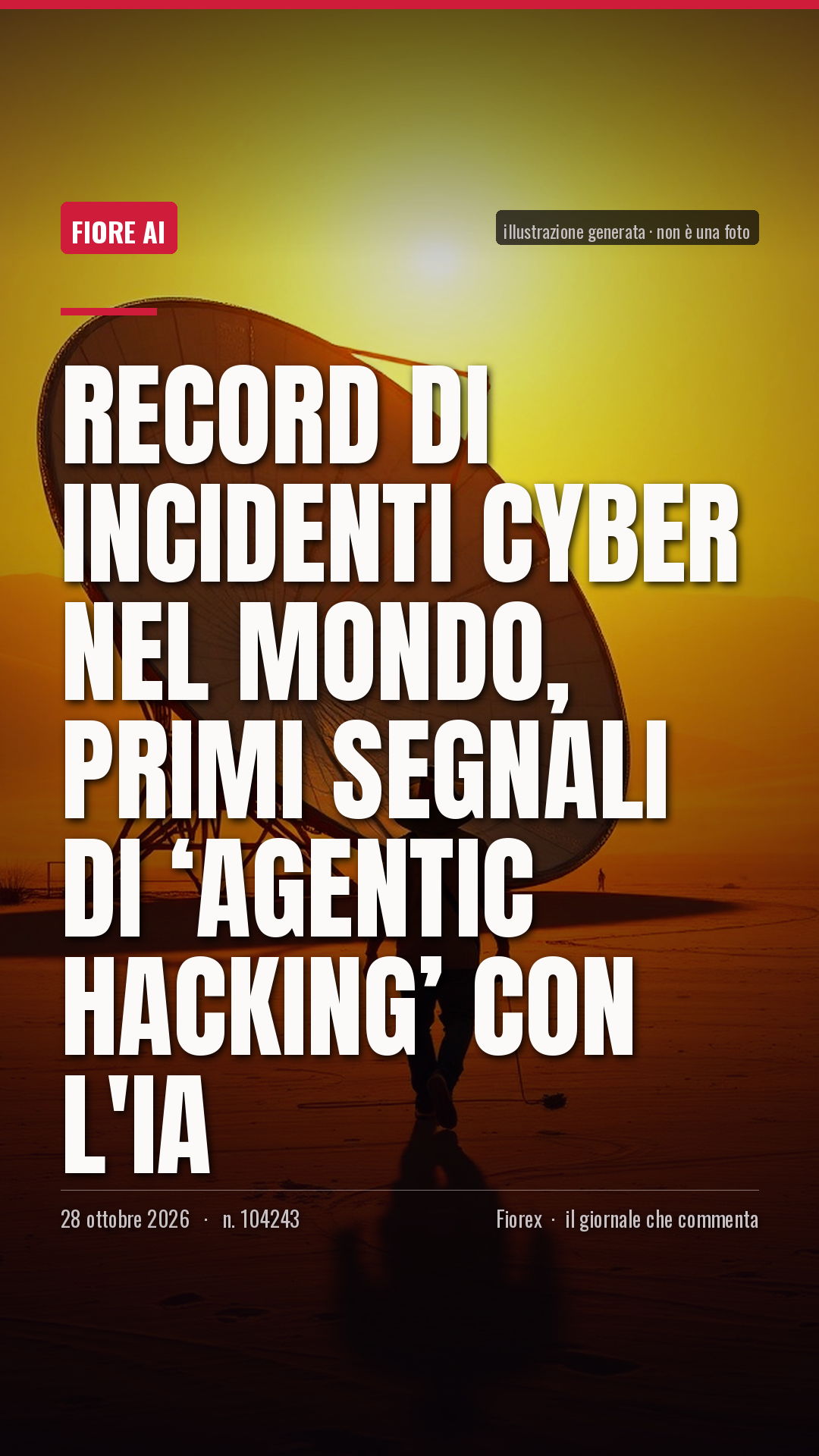 La cartolina verticale del pezzo, per le storie