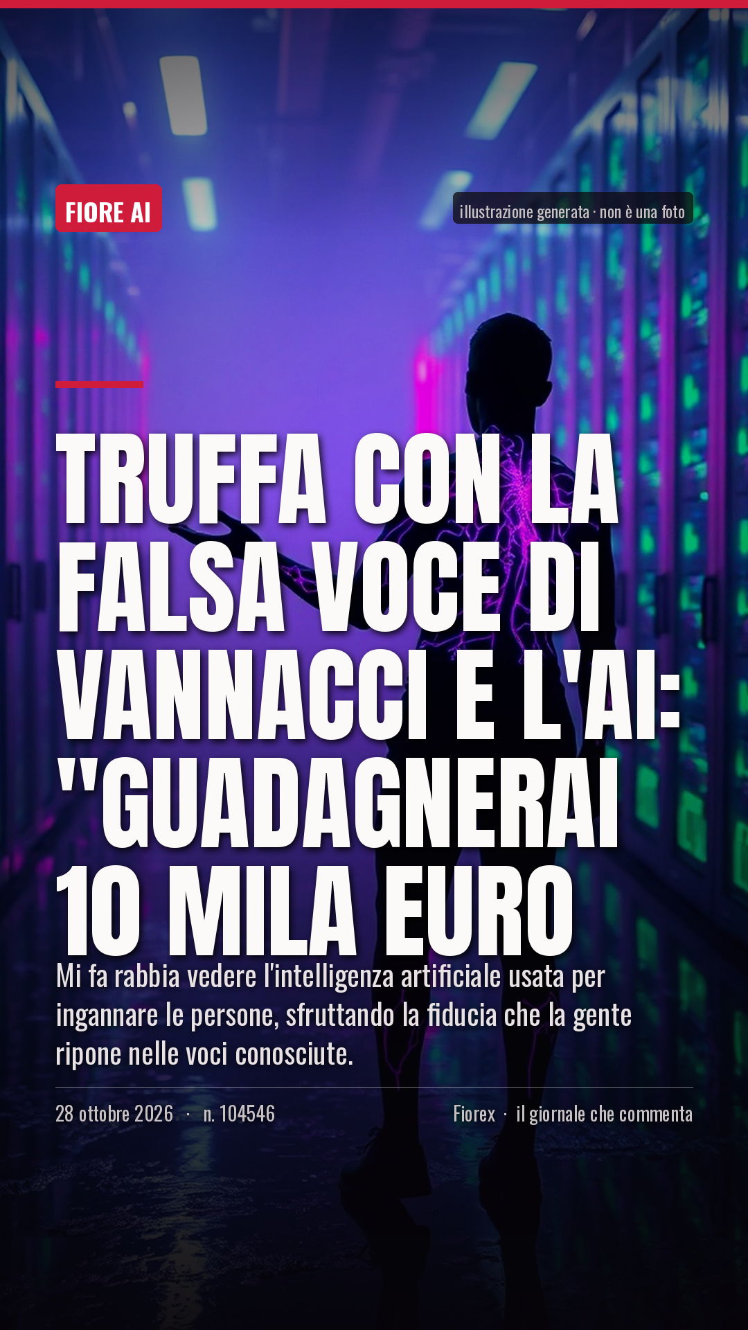 La cartolina verticale del pezzo, per le storie