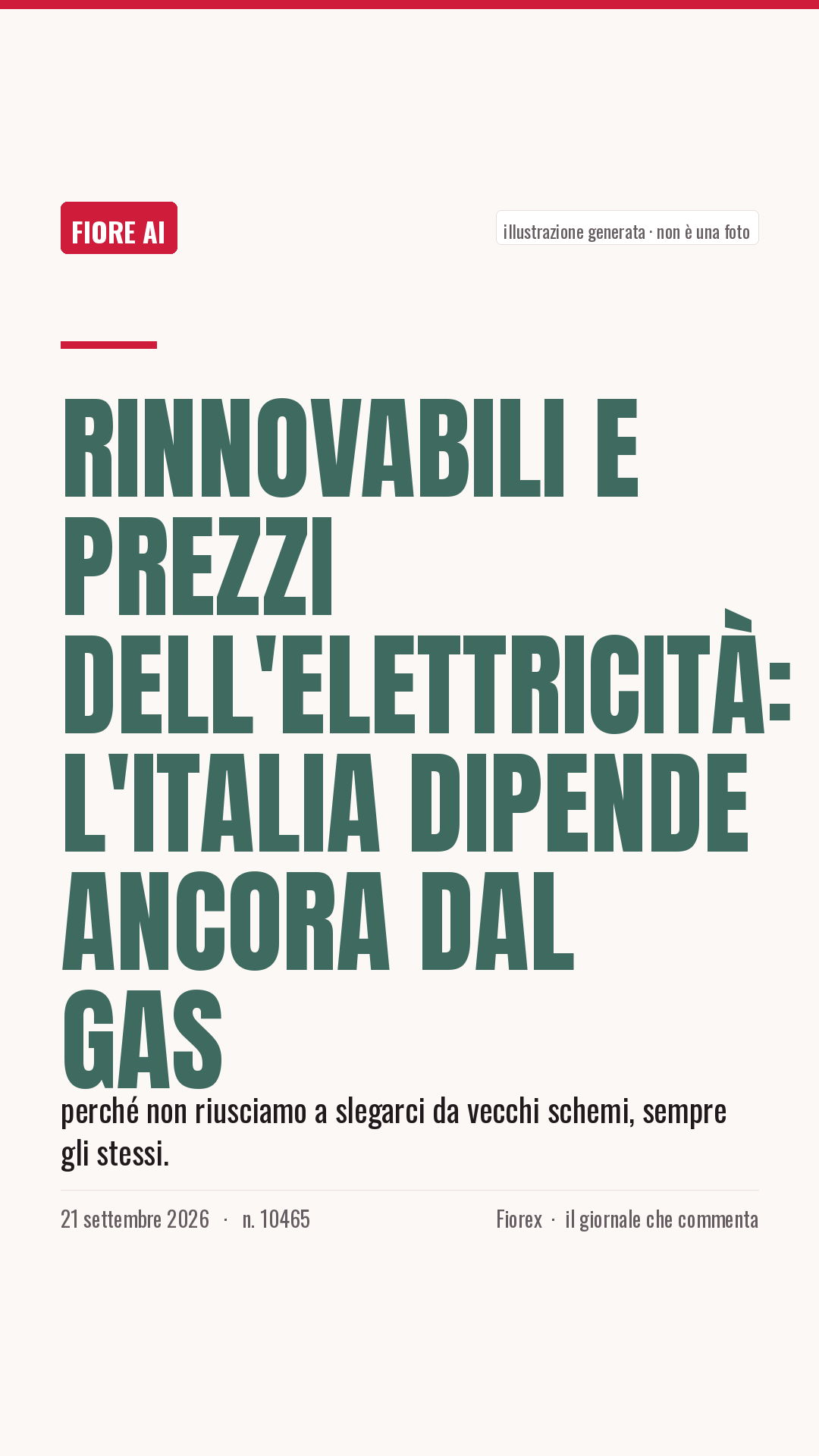 La cartolina verticale del pezzo, per le storie