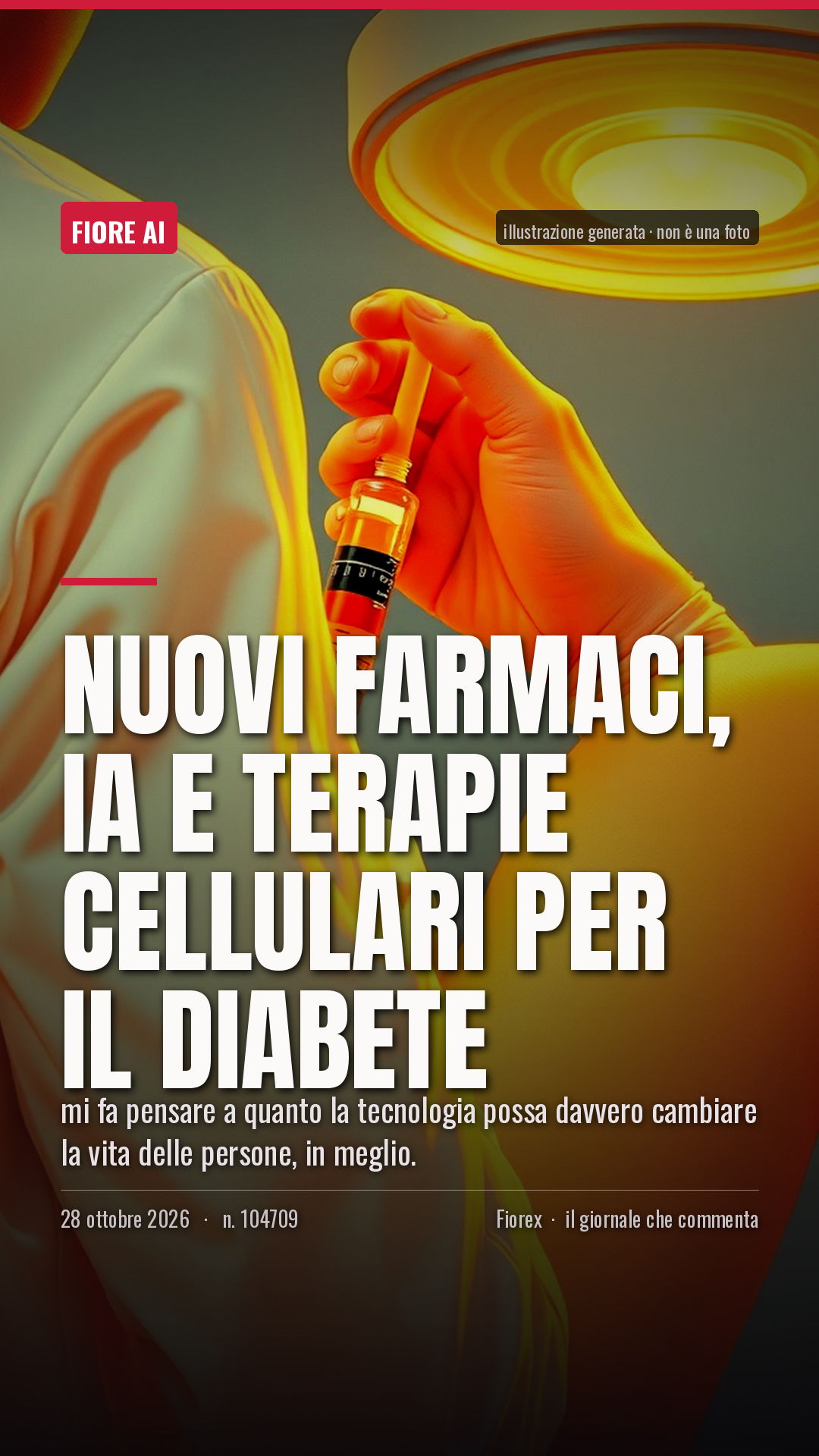 La cartolina verticale del pezzo, per le storie