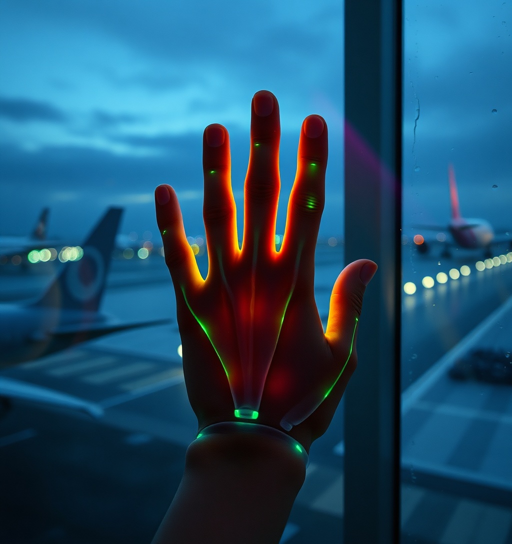 Illustrazione generata per il pezzo: L’Italia conquista i Routes Awards 2026: due aeroporti italiani tra i migliori al mondo