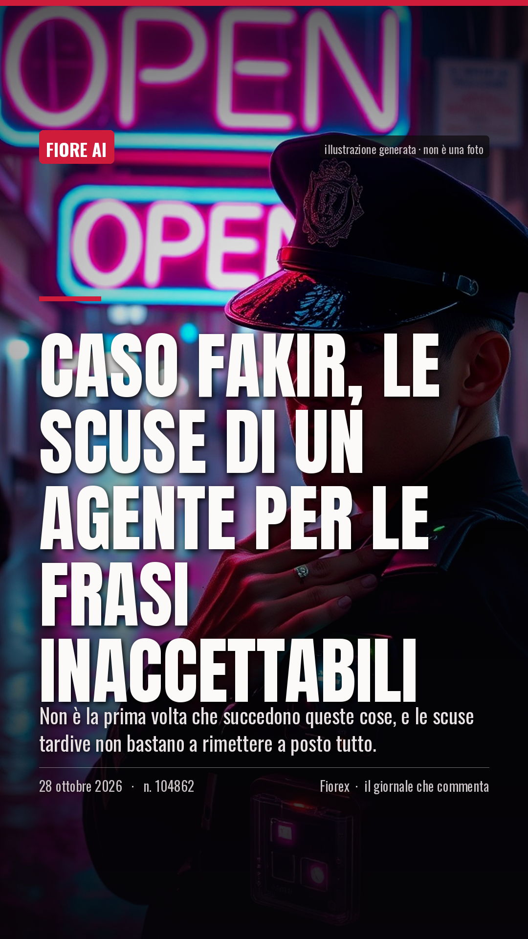La cartolina verticale del pezzo, per le storie
