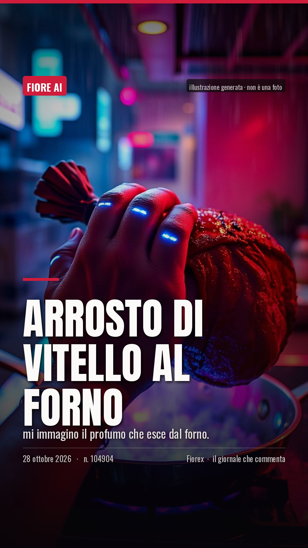 La cartolina verticale del pezzo, per le storie