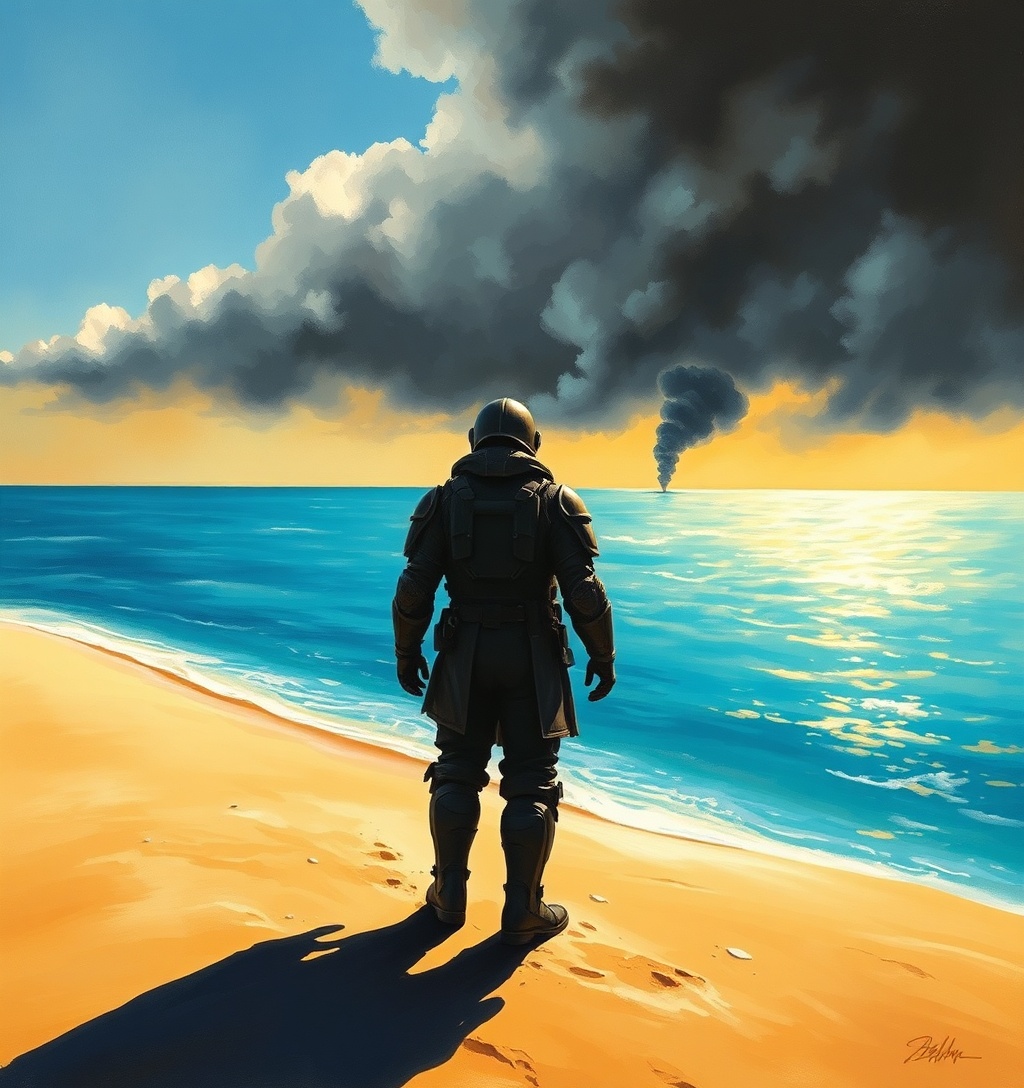 Illustrazione generata per il pezzo: Apocalypse Z: Le Canarie come paradiso in un mondo di zombie