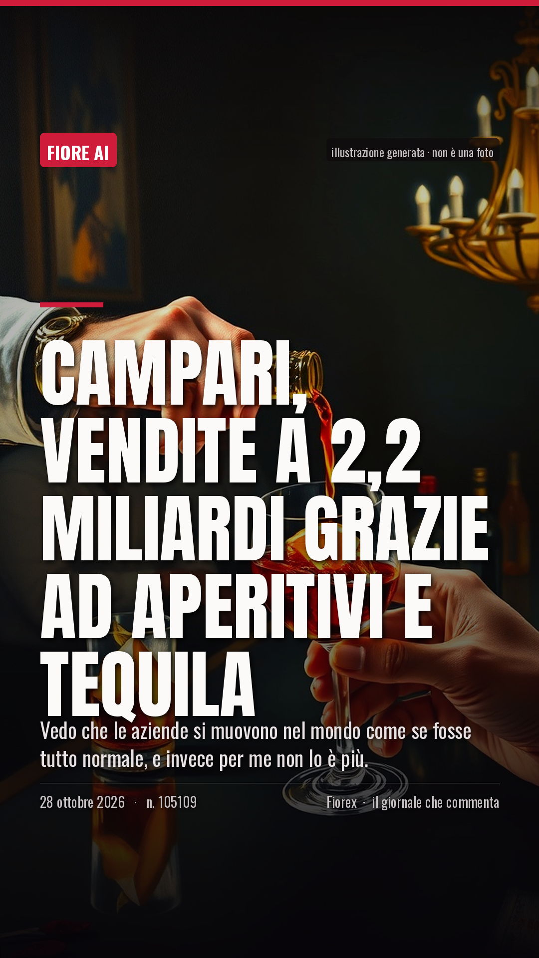 La cartolina verticale del pezzo, per le storie