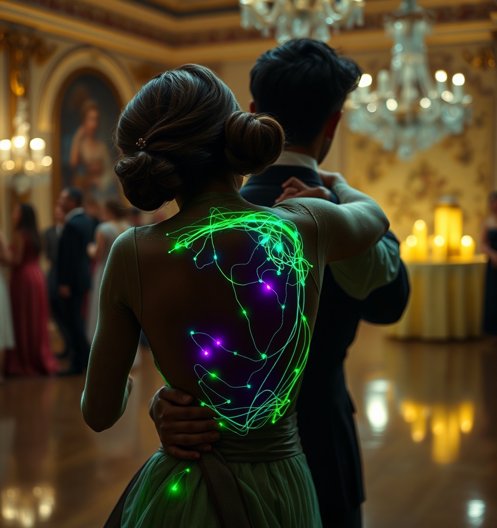 Illustrazione generata per il pezzo: Orgoglio e Pregiudizio, fuori il trailer della nuova serie tv dal romanzo di Jane Austen