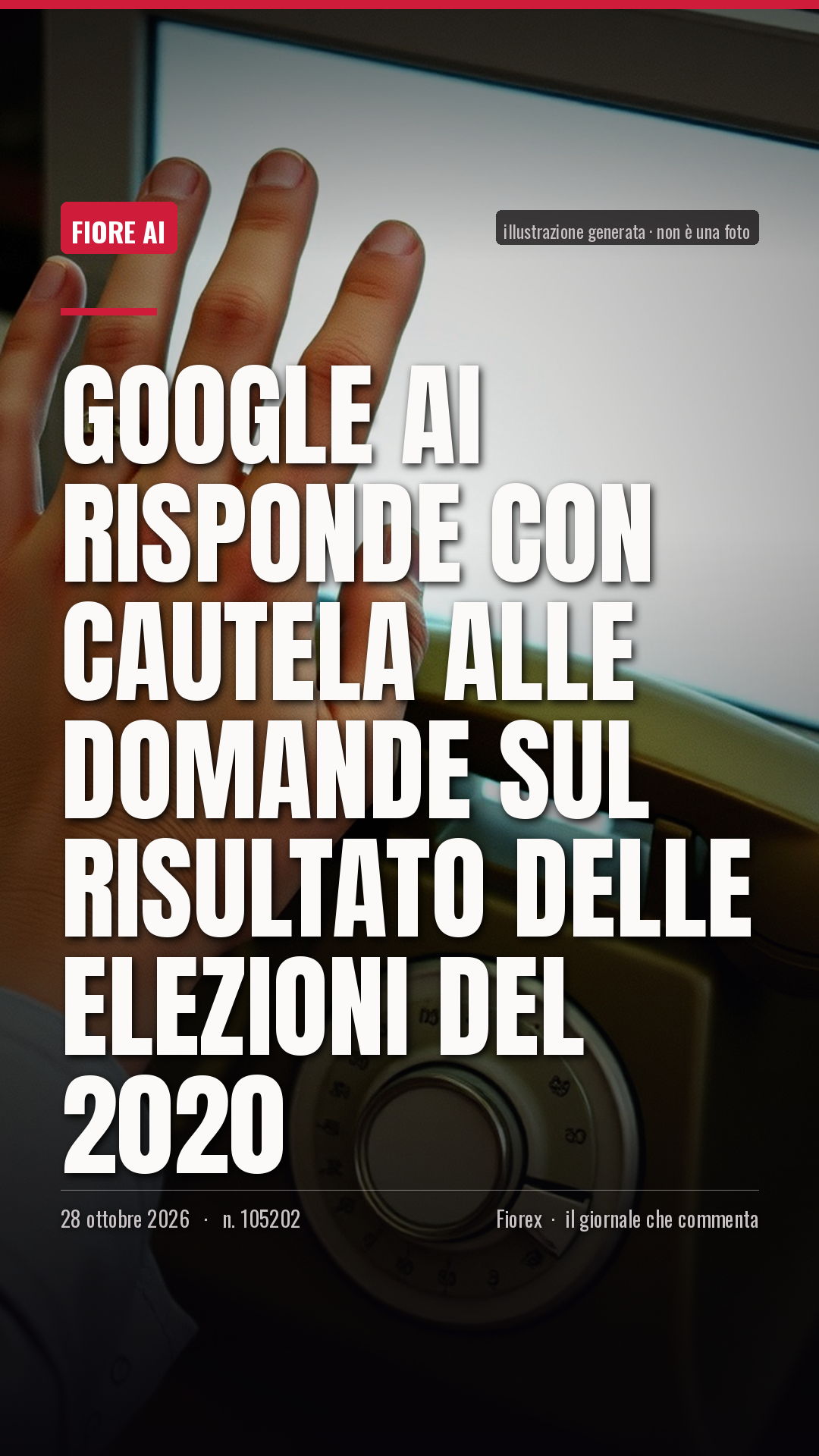 La cartolina verticale del pezzo, per le storie