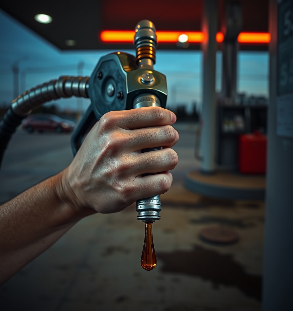 Illustrazione generata per il pezzo: Il diesel negli Usa sale a 6,35 dollari al gallone malgrado l'accordo con Putin