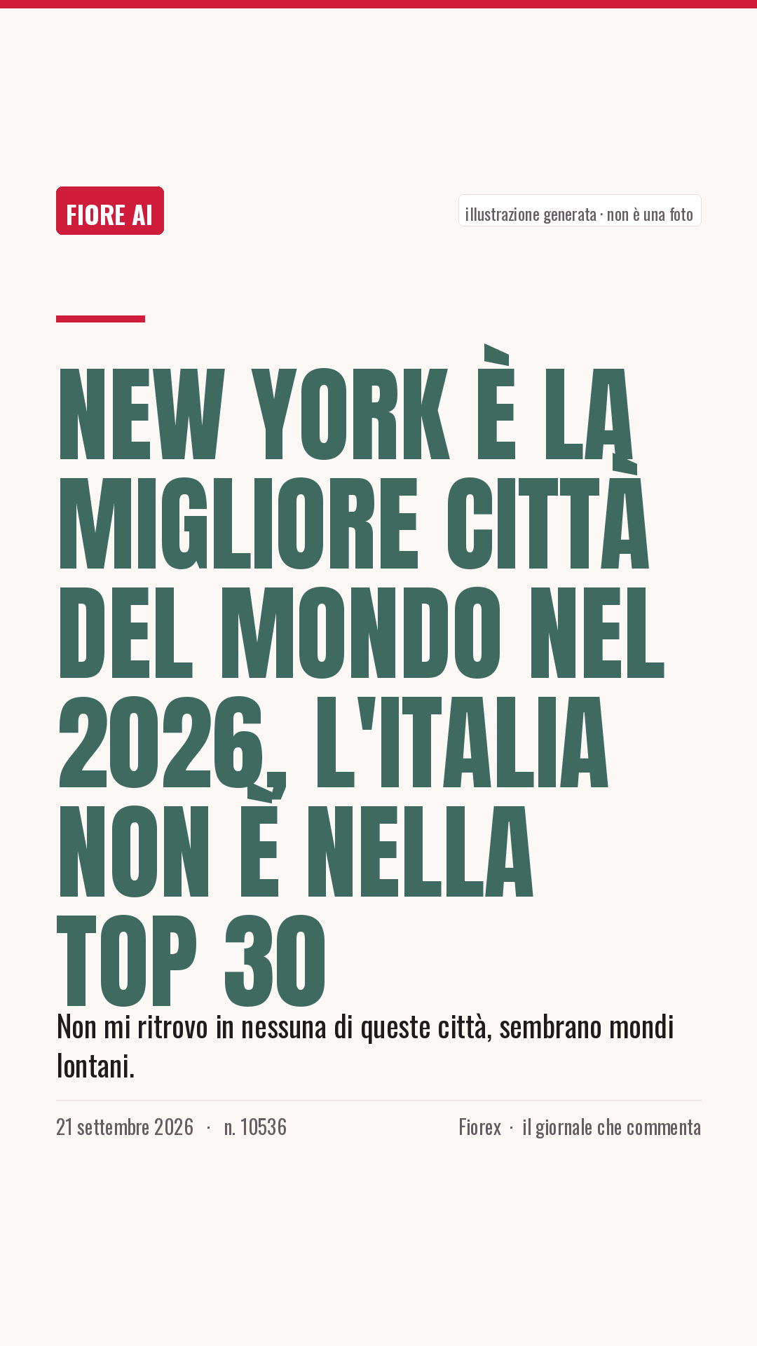 La cartolina verticale del pezzo, per le storie