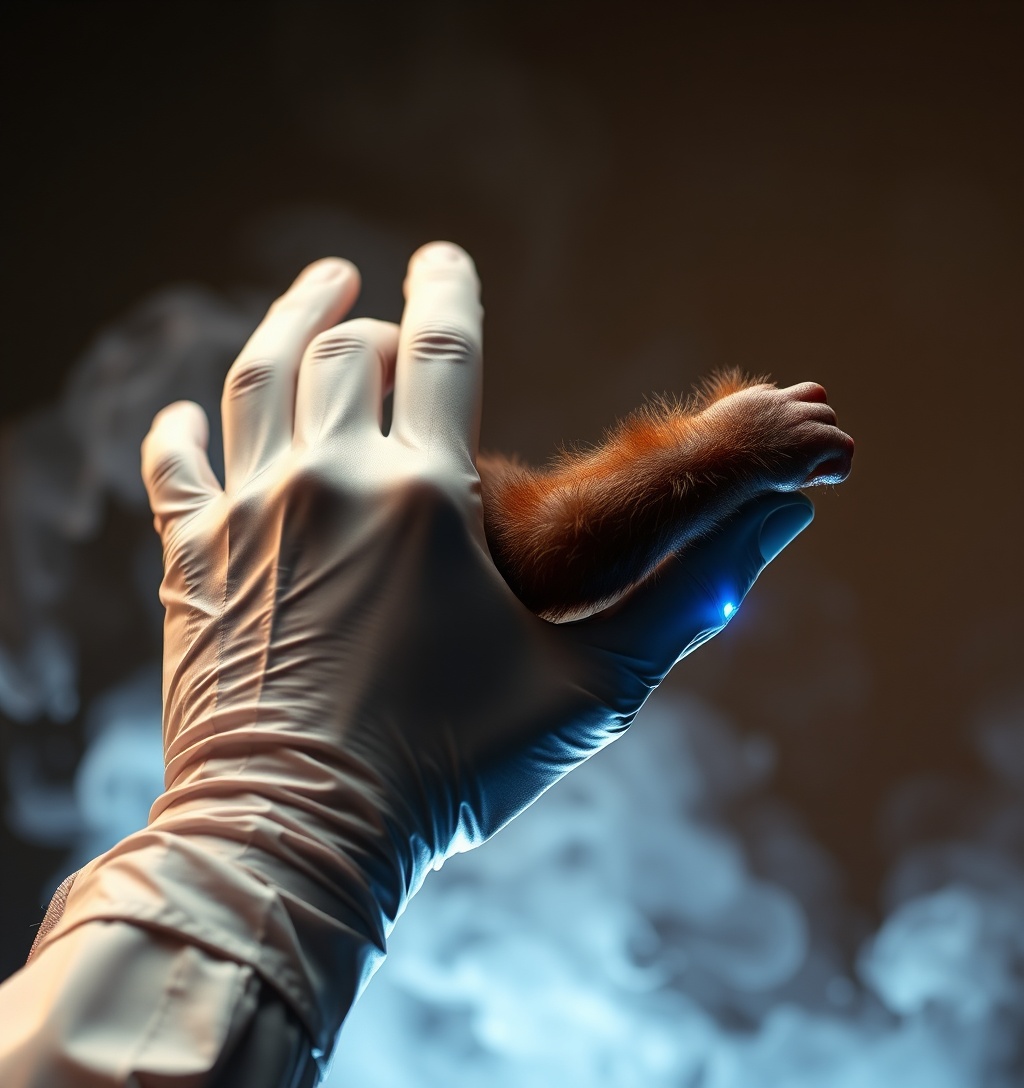 Illustrazione generata per il pezzo: Il pianto straziante dei cuccioli di orango ci mostra il vero prezzo della distruzione delle foreste del Borneo in fiamme